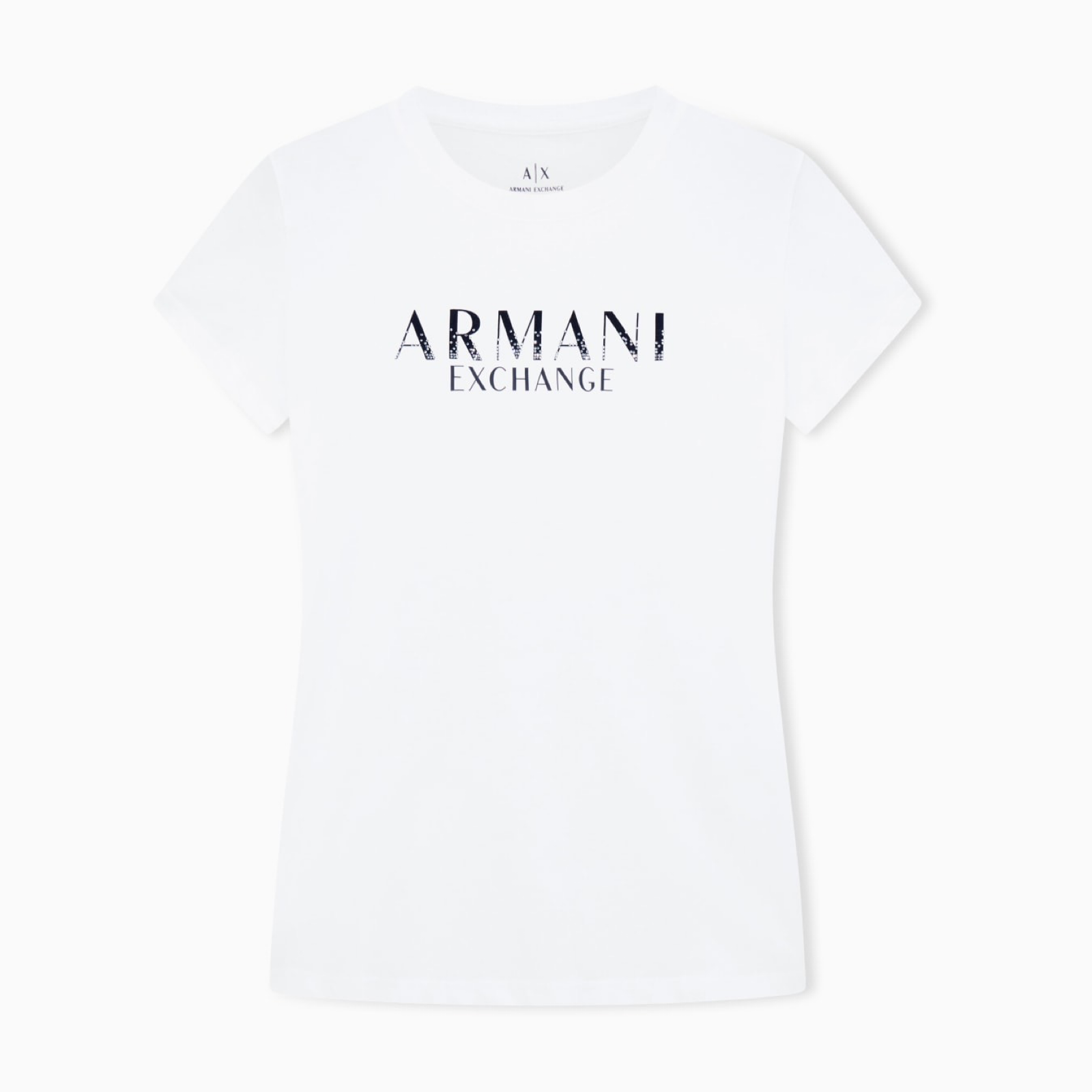 Дамска бяла тениска Armani Exchange Women T-shirt XW001351 AF17172 Front View