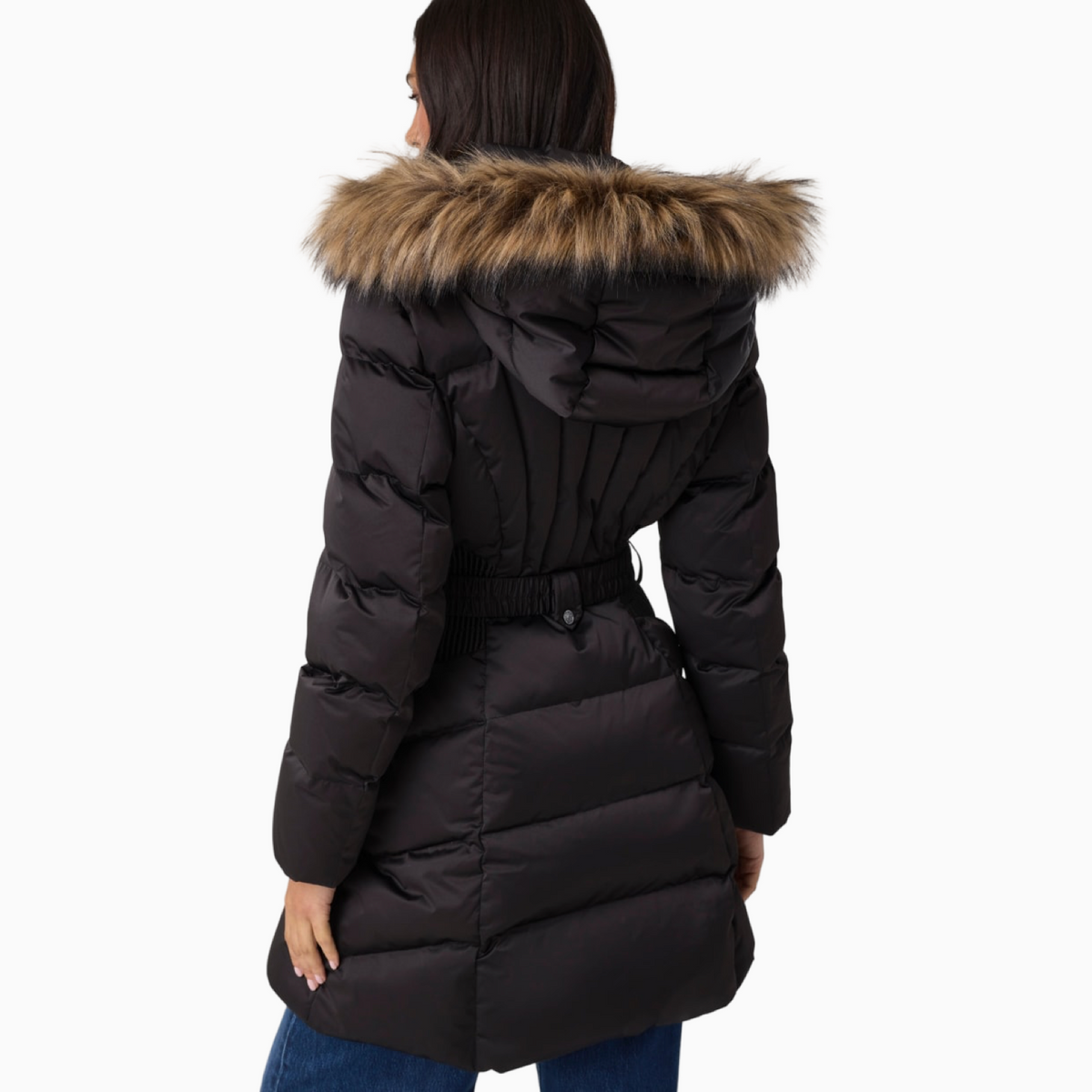 Дамско яке Guess Women Jacket W6BL37W4085 JBLK Back View