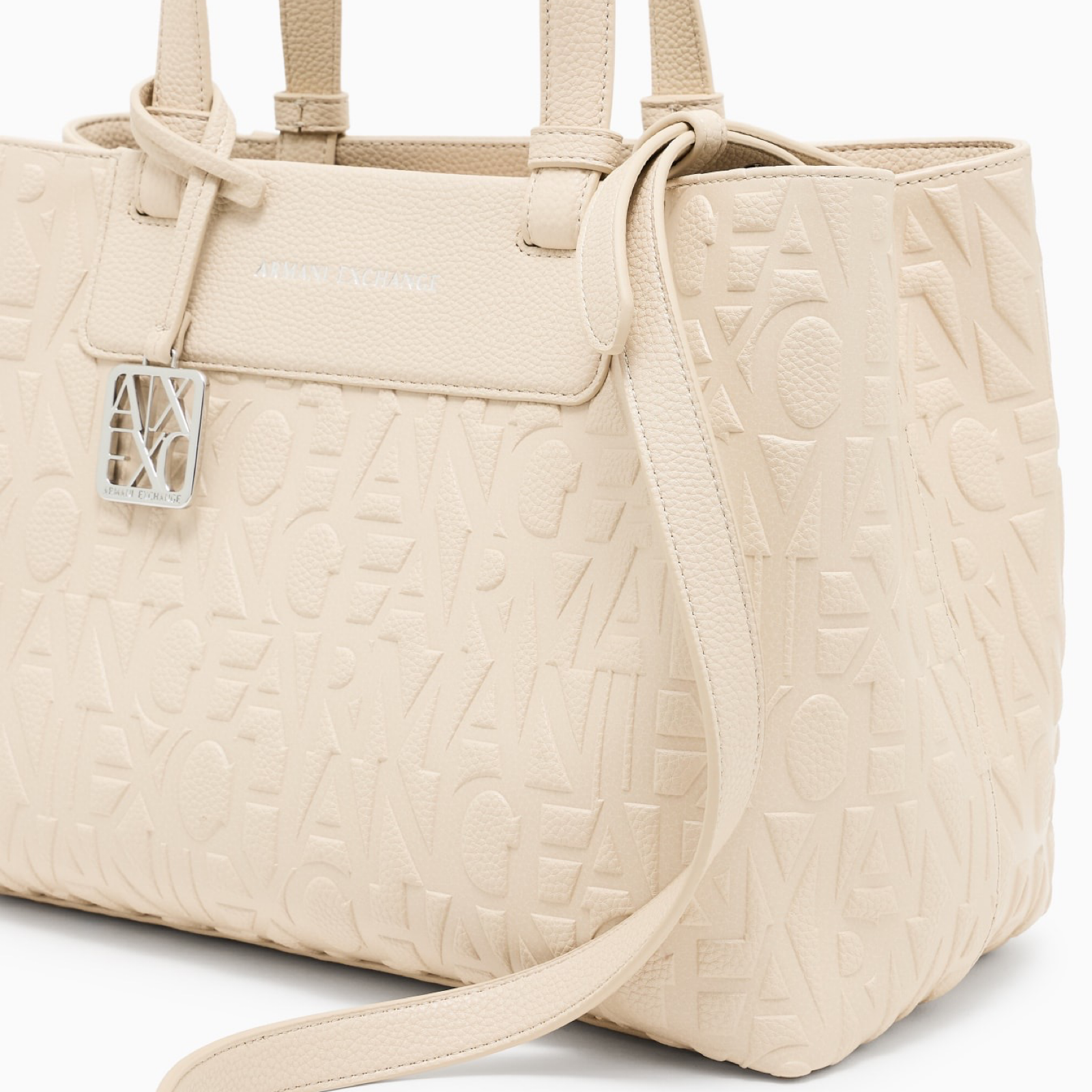Дамска бежова чанта Armani Exchange Women Handbag XW001222 AF15774 Close-Up