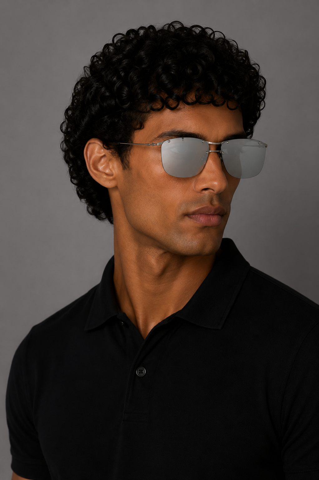 Frankie Morello Men Metal Sunglasses