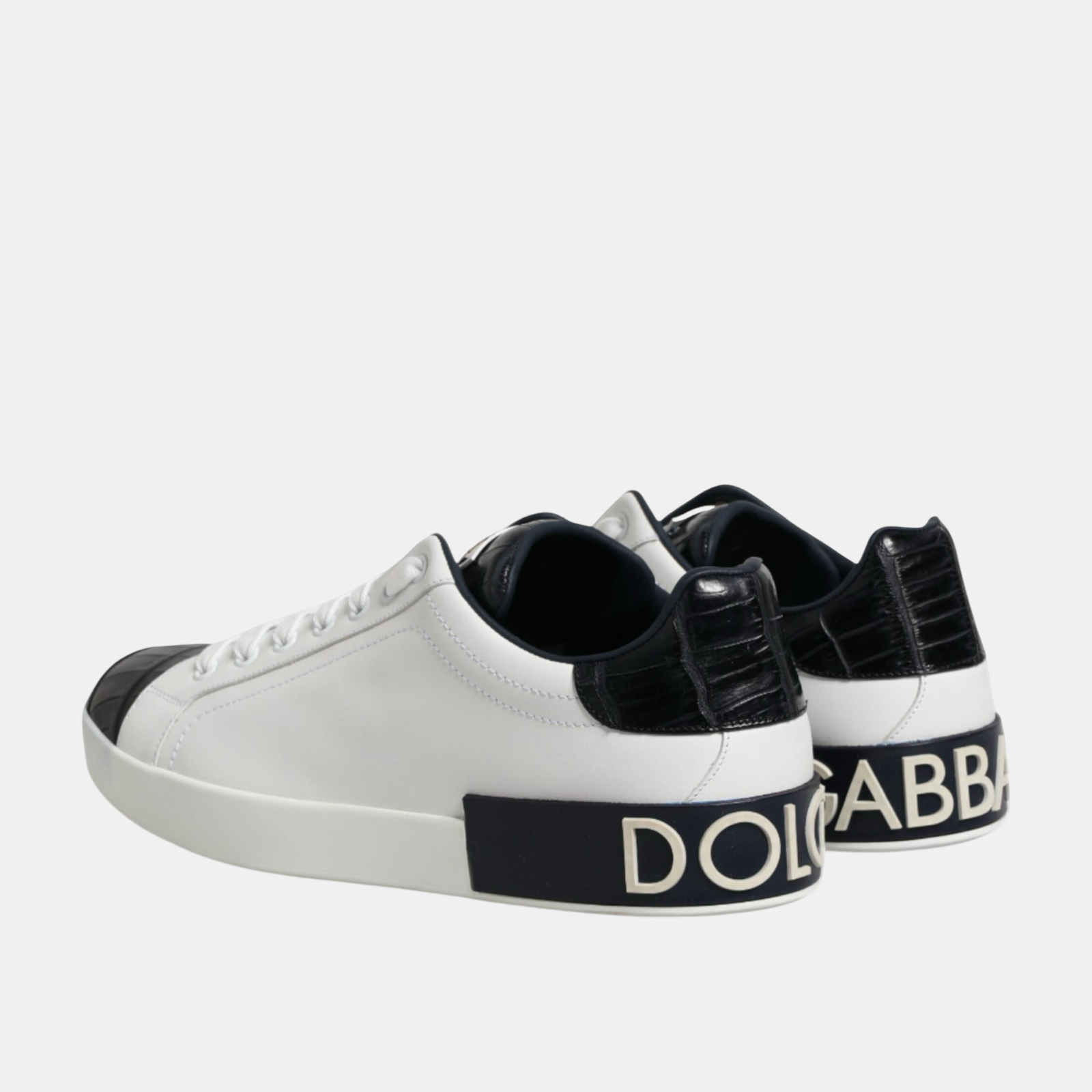 Dolce & Gabbana Portofino Men Sneakers Heel View