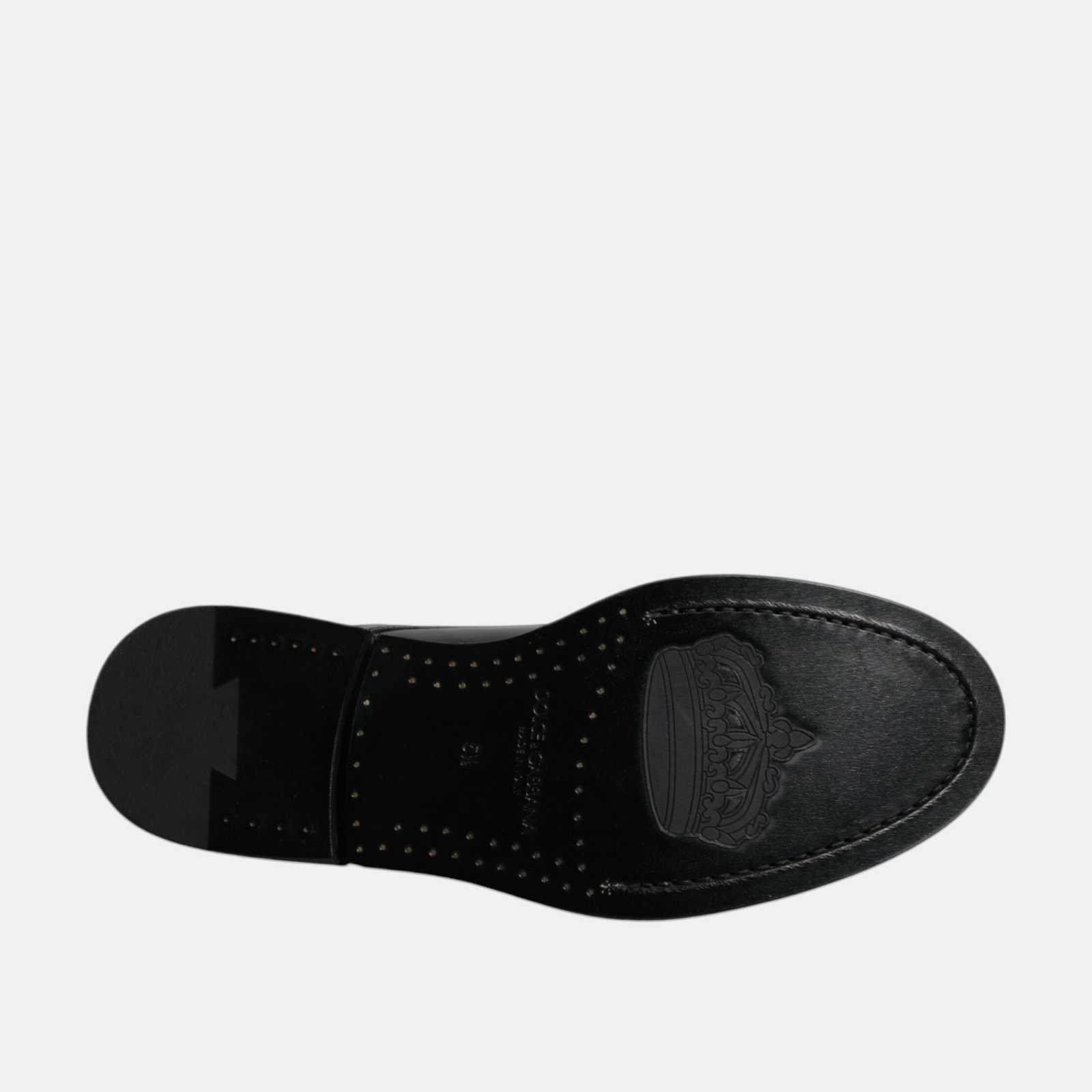 Мъжки официални кожени обувки Dolce & Gabbana Derby Men Formal Shoes A10424 A1203