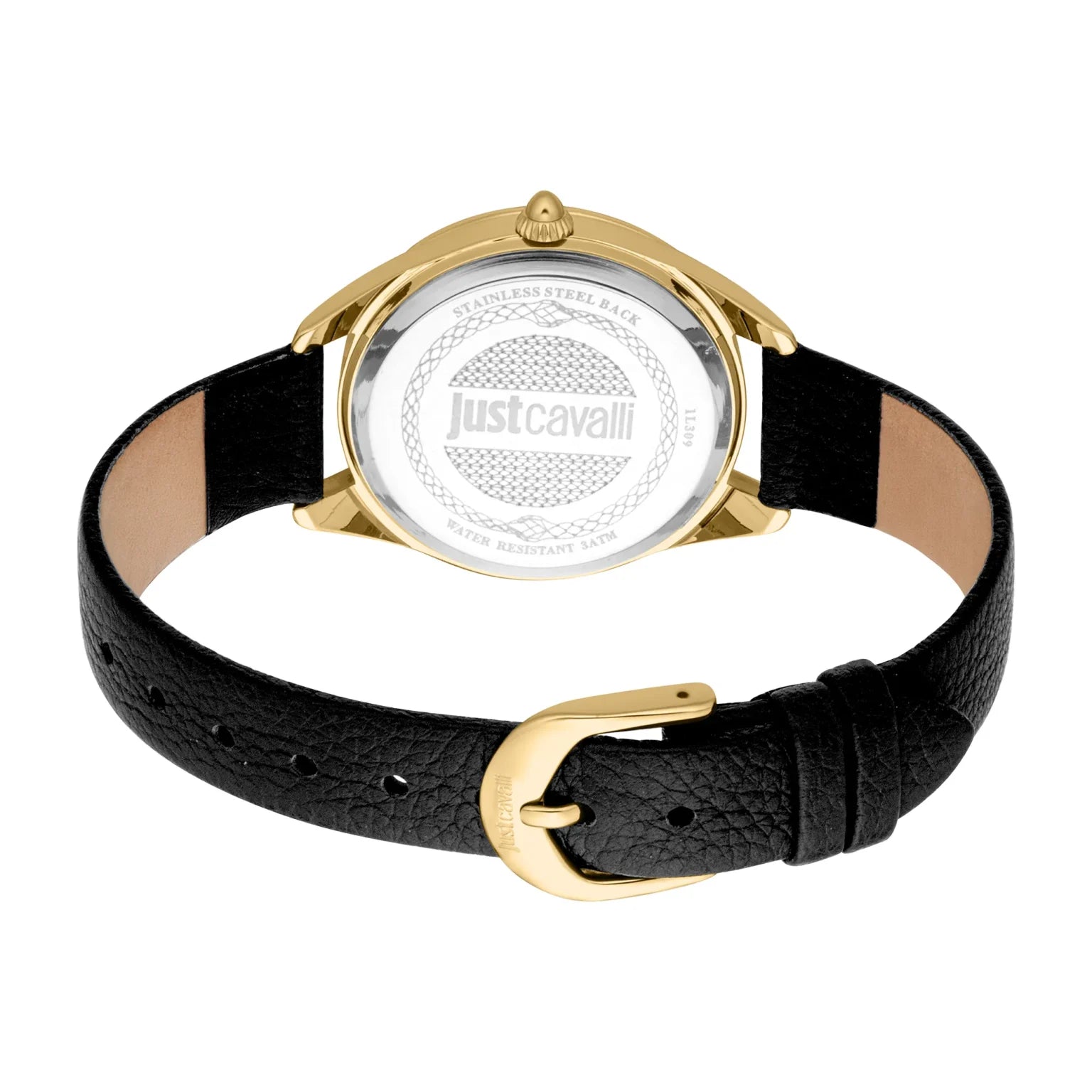 Дамски часовник Women’s watch Just Cavalli Glam Chic Luna JC1L309L0025
Leather Black YG Black