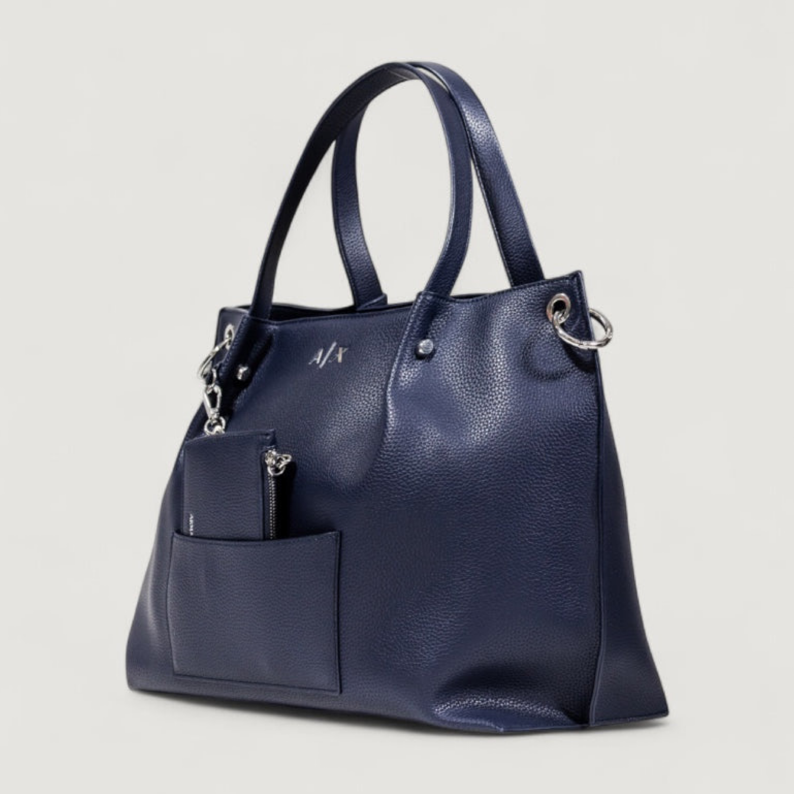 Дамска синя чанта Armani Exchange Women Shopper Bag XW001211 AF15625 UB102 Side View