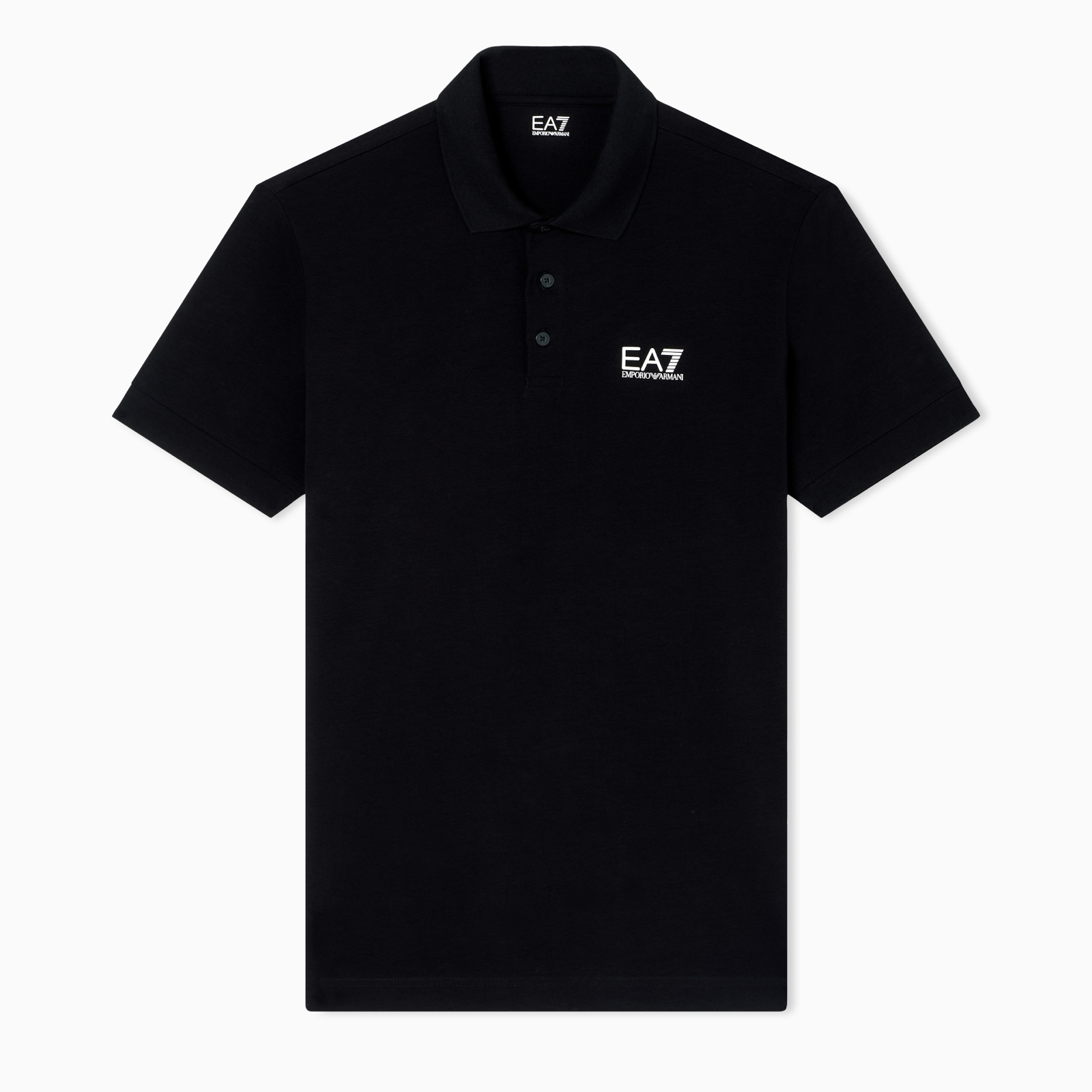Мъжка черна поло тениска EA7 Emporio Armani Men Polo 8NPF14PJVQZ1200 Front View