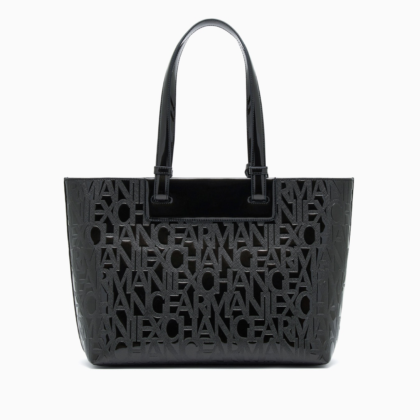Дамска черна чанта Armani Exchange Women Shopper Bag XW001481 AF17290 Back View