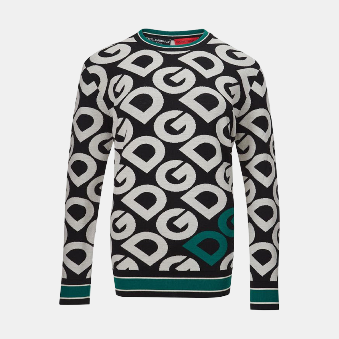 Дамски пуловер Dolce & Gabbana DG Jacquard Women Sweater