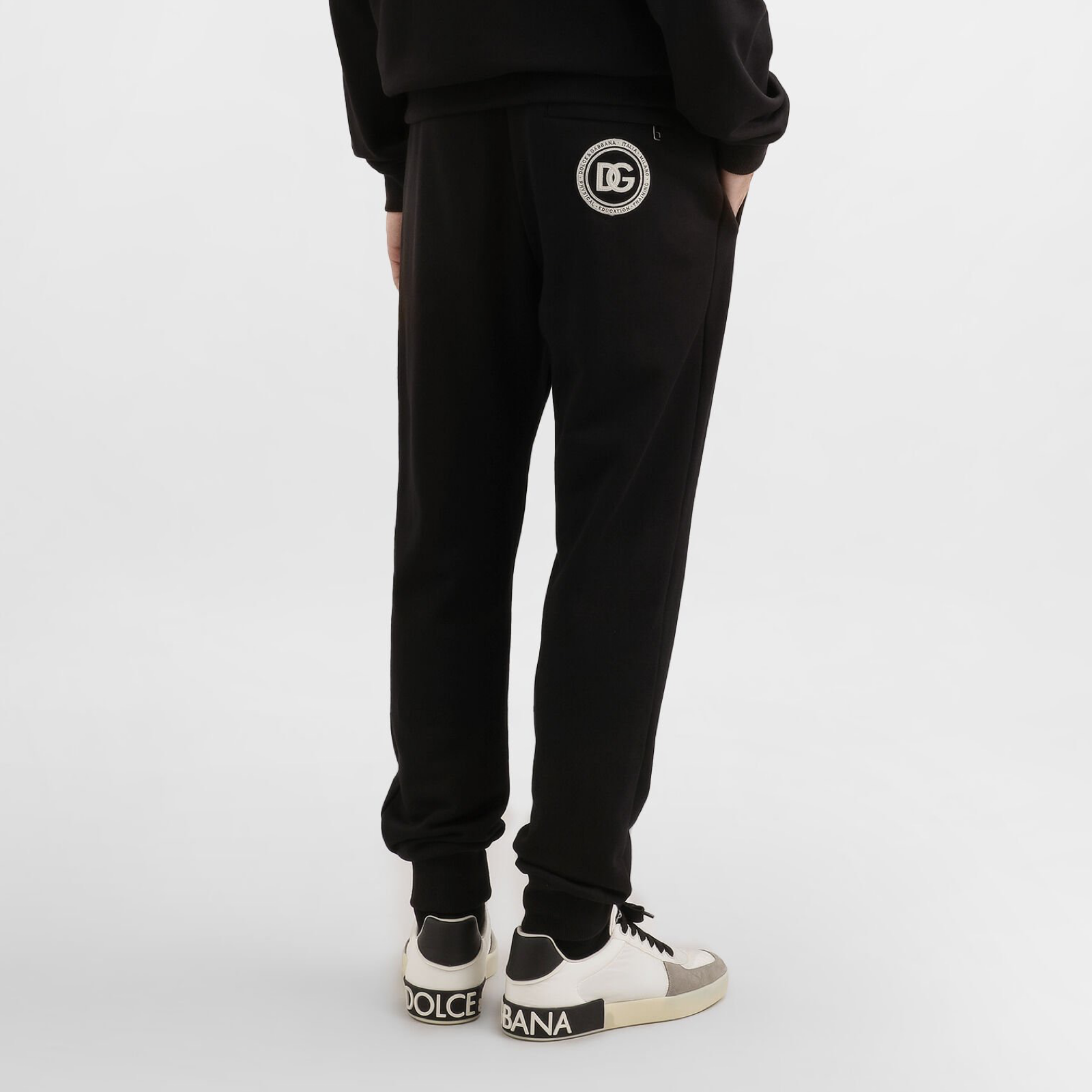 Dolce & Gabbana Knit Trousers With Patch GVS2HZG7PZGN0000 Back View