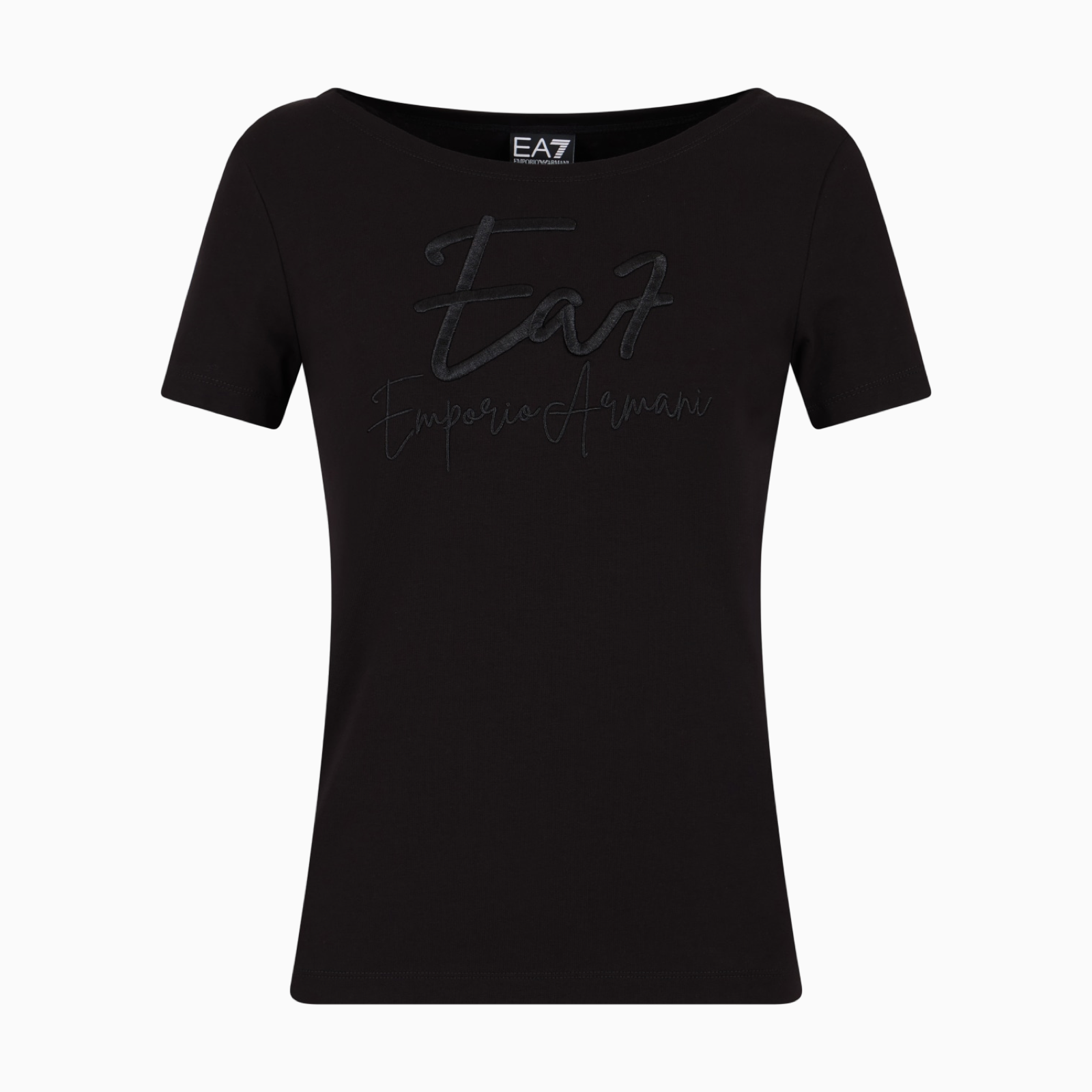 Дамска черна тениска EA7 Emporio Armani 7W000184 AF10373