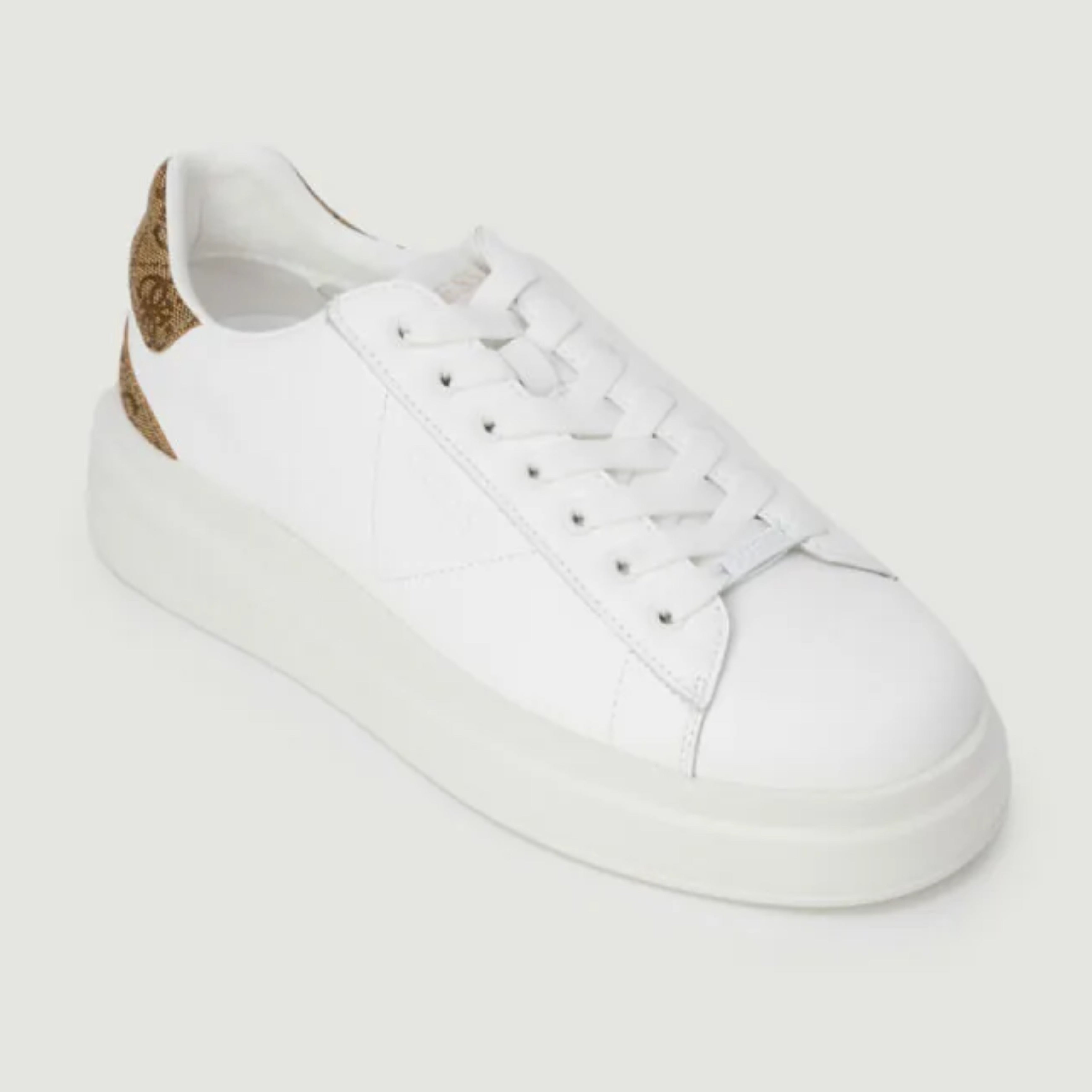 Дамски бели кецове Guess Women Sneakers FLJELB FAL12 WHBEI Top View