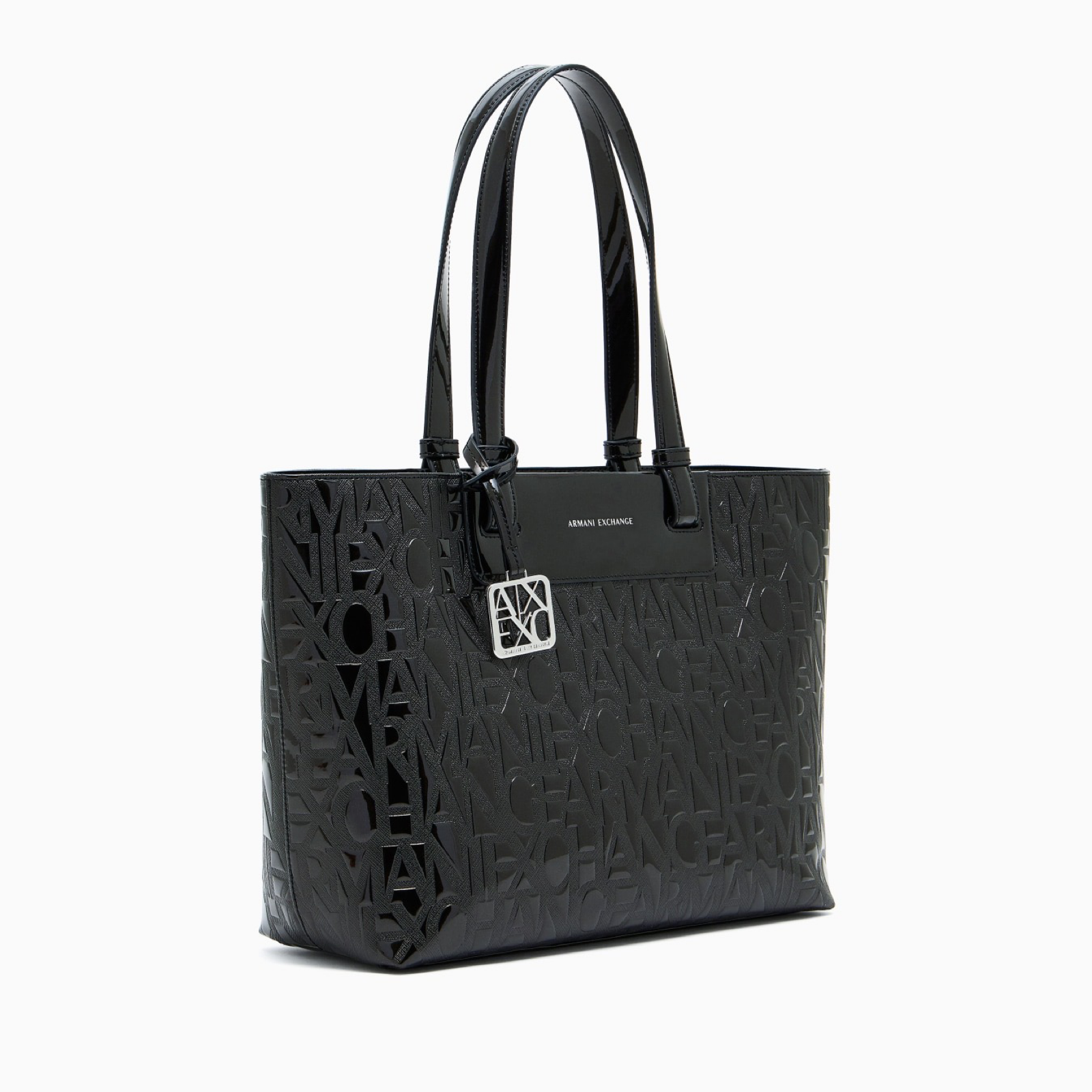 Дамска черна чанта Armani Exchange Women Shopper Bag XW001481 AF17290 Side View