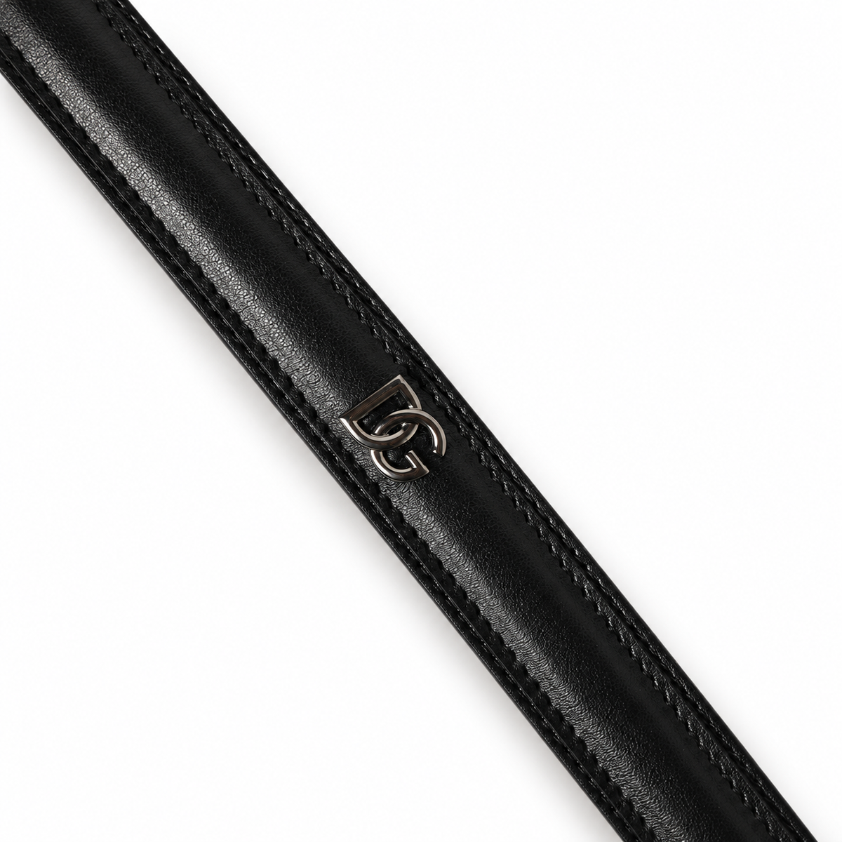 Men's belt Dolce & Gabbana SKU: BC4899 AQ783 80999 DG logo close-up