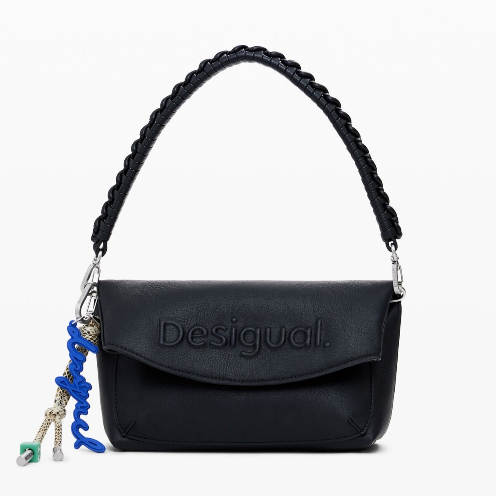 Дамска черна чанта Desigual Women Handbag 25WAXPAL Front View