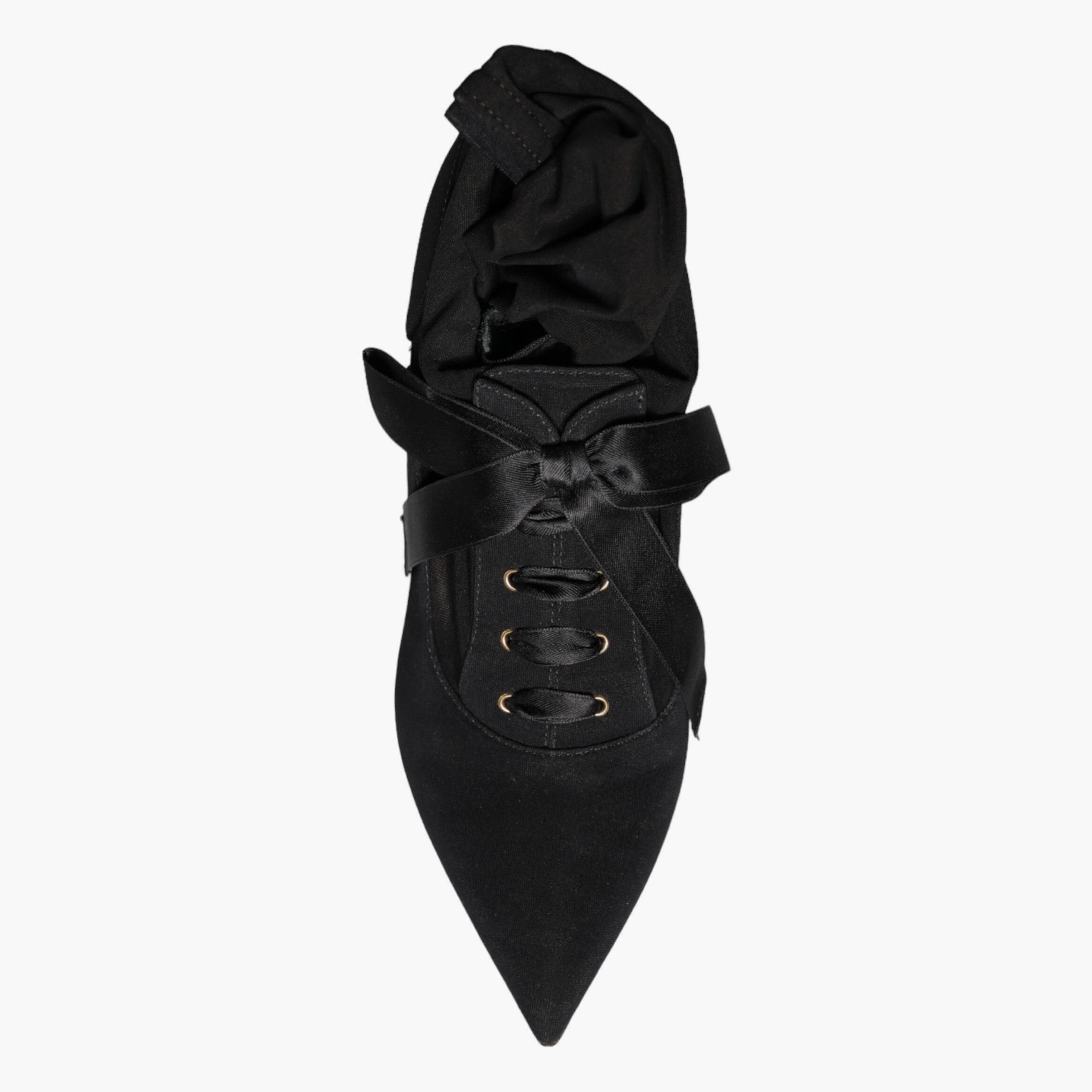 Дамски луксозни обувки на токчета с висок чорап в черно DOLCE & GABBANA
Women’s Luxury Black Stiletto Heels Boots