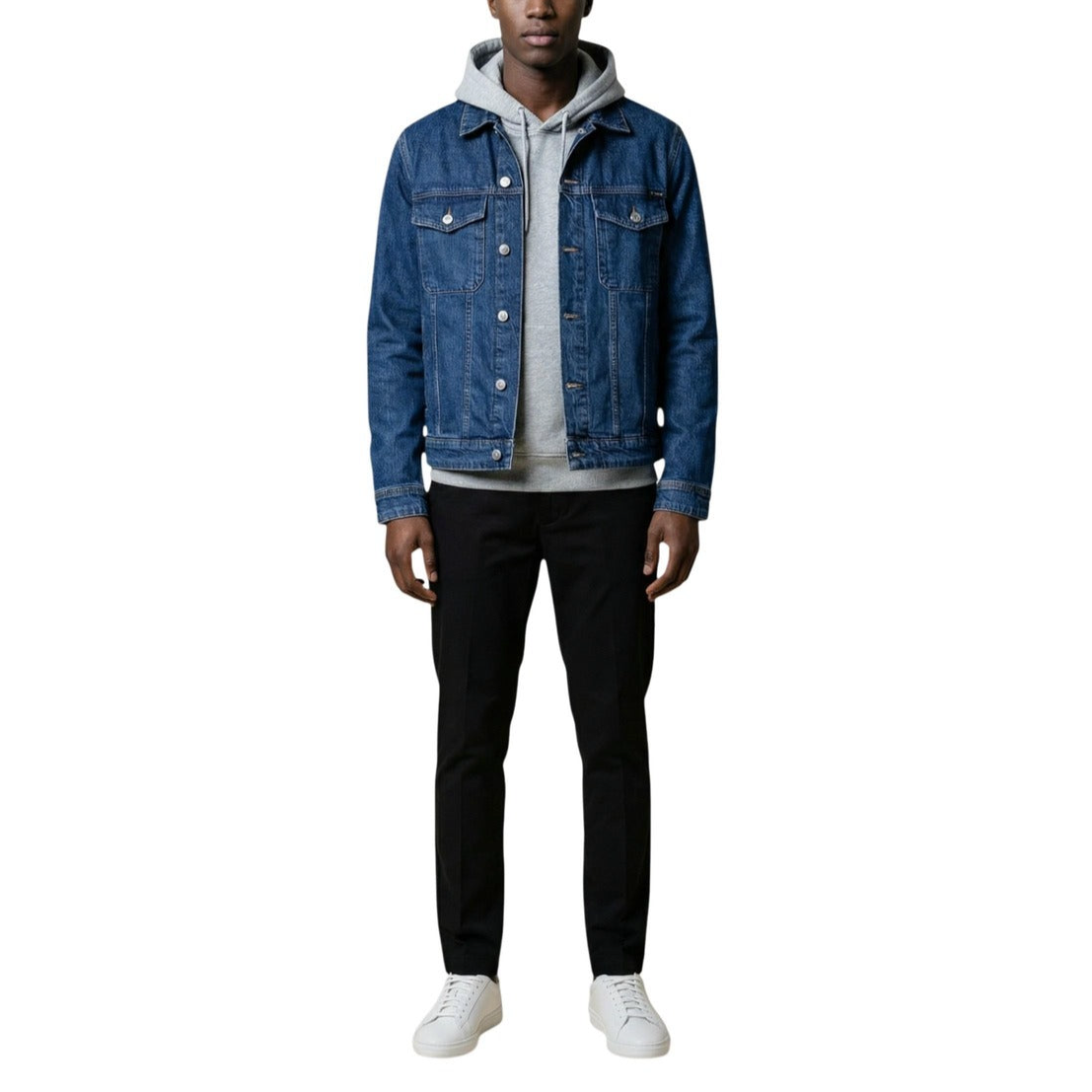 Мъжко дънково яке Replay Men Denim Jacket MV868 .000.867 B12 Front View