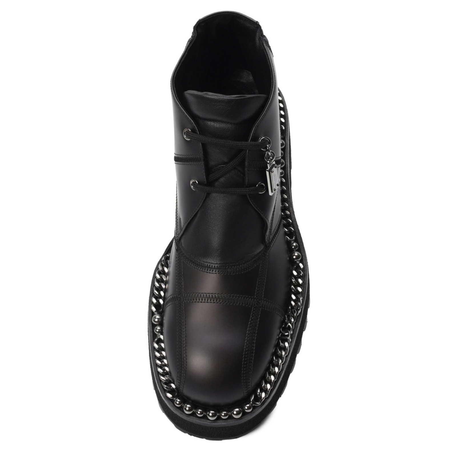 Мъжки кожени обувки Dolce & Gabbana Men Ankle Boots