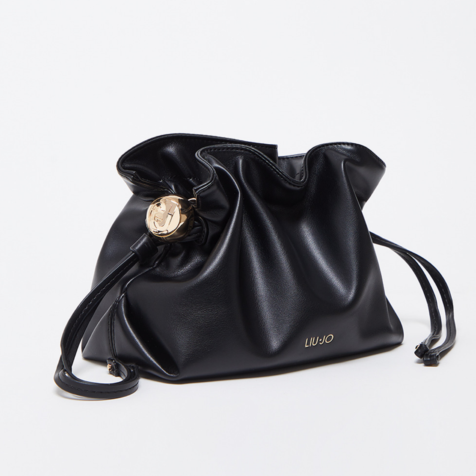 Дамска черна чанта Lui Jo Riccy Shoulder Bag AA6099 E0958 22222 Side View