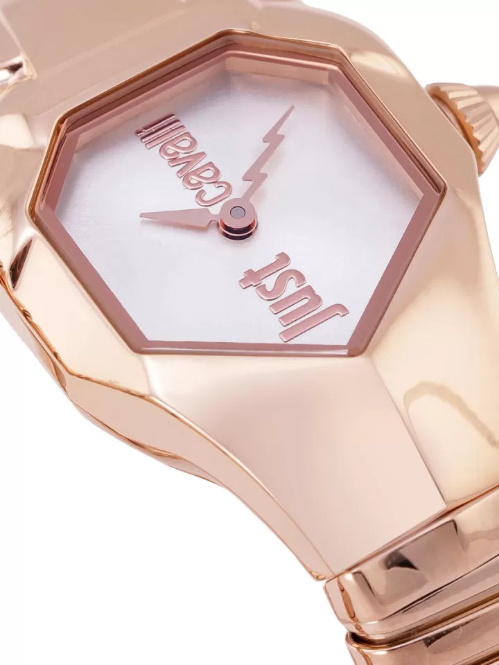Дамски часовник Women’s watch Just Cavalli Signature Snake Glam DNA JC1L001M0065 Rose Gold