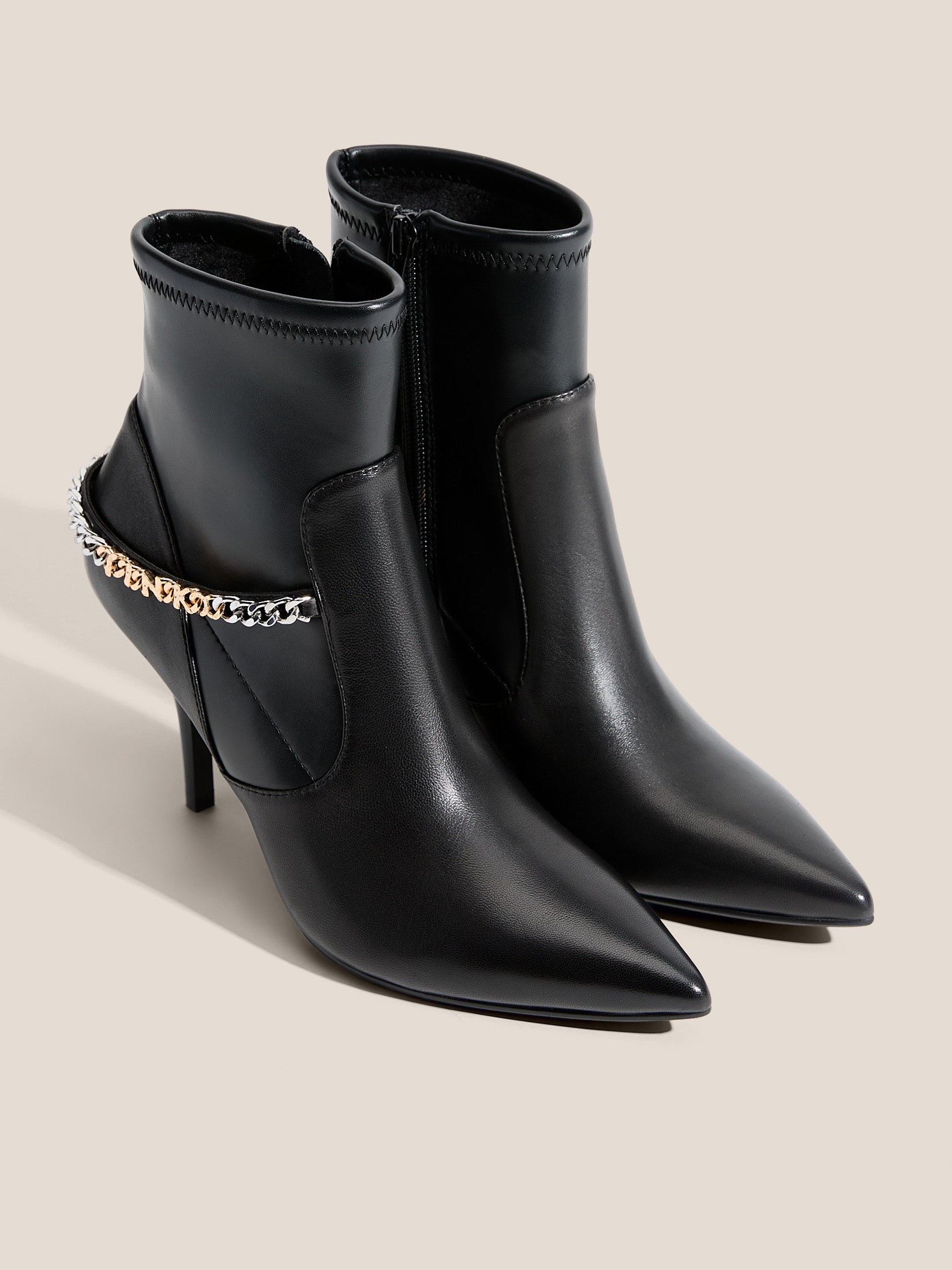 Дамски боти Women’s ankle boots PINKO Lucy SD0423P095Z99 Black angled view