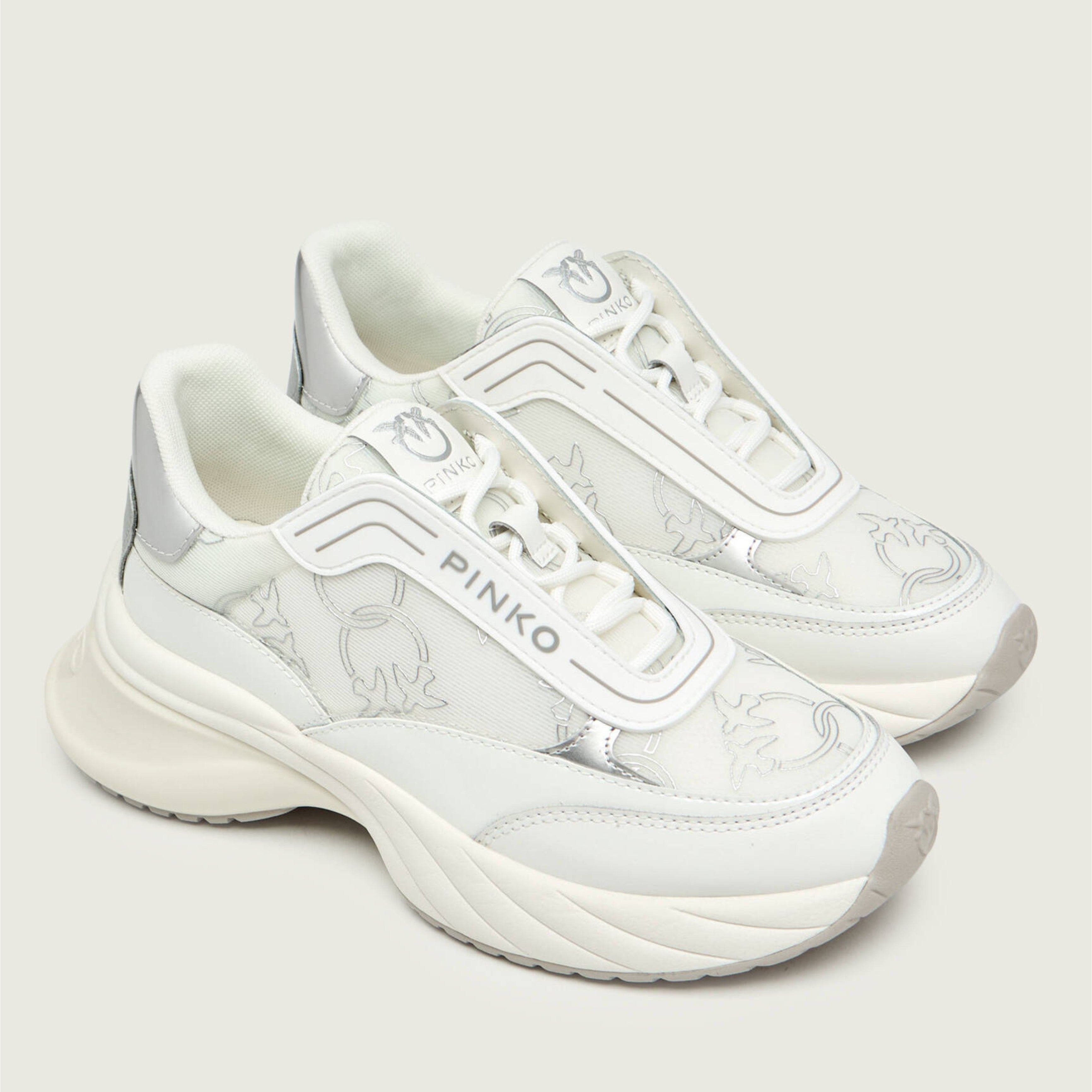 Дамски маратонки Women’s sneakers Pinko Ariel 19 SS0097 P140 Z1B White angled view