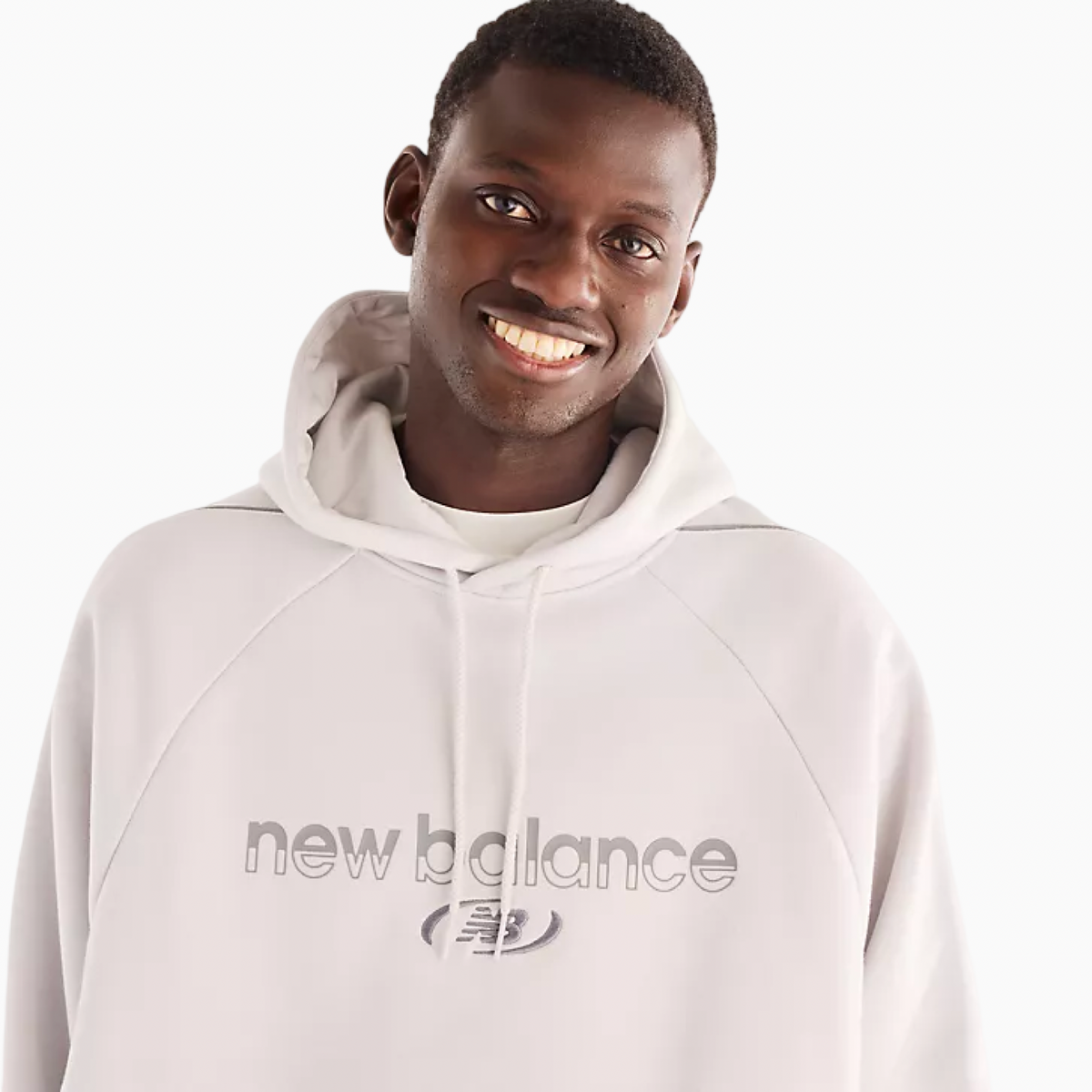 Мъжко худи New Balance Men Fleece Hoodie MT62Y14PGYM Close-Up