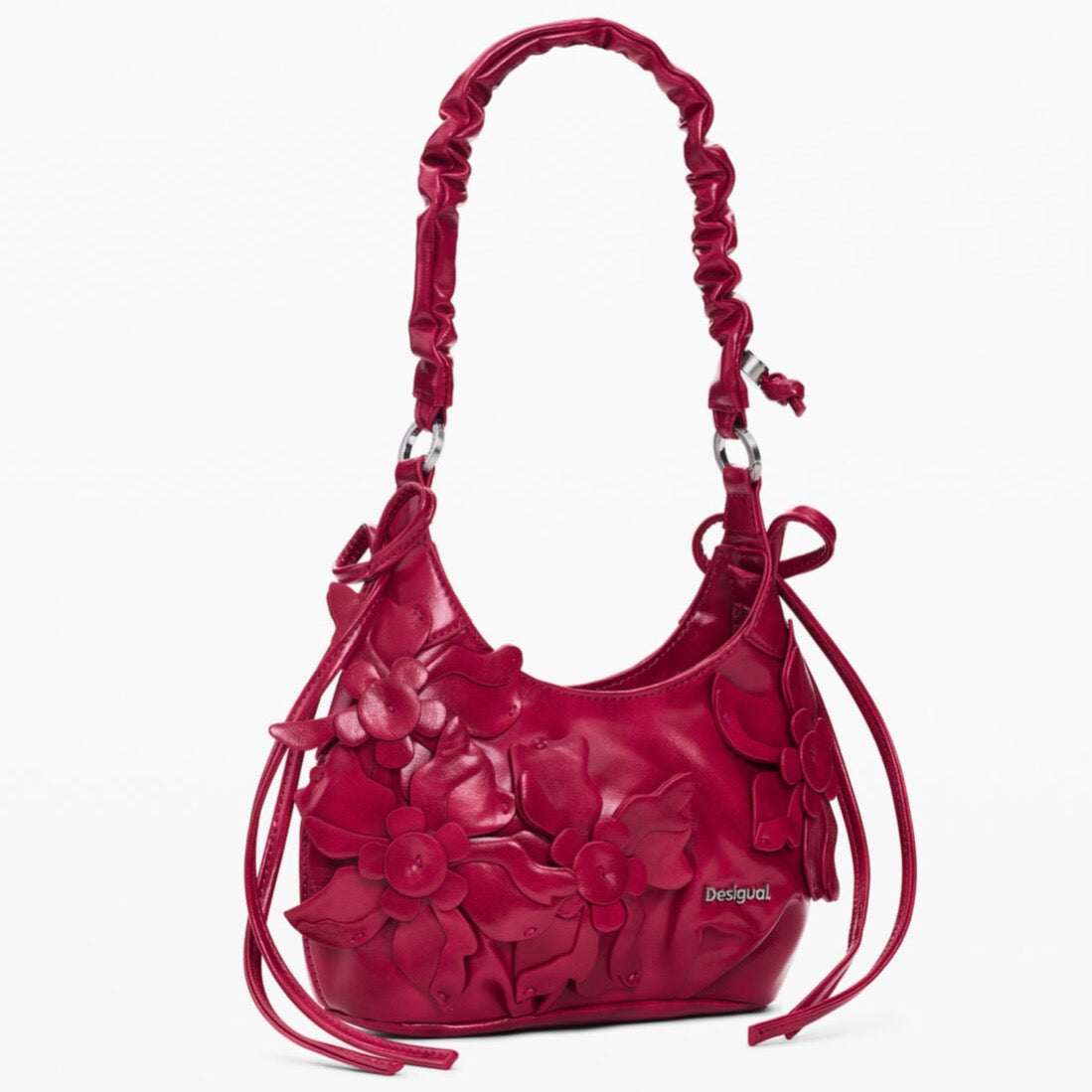Дамска червена чанта Desigual Women Shoulder Bag 26WAXP63 3026 Side View