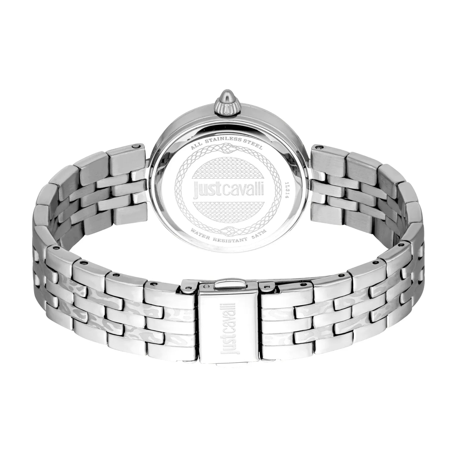 Дамски часовник Women’s watch Just Cavalli Animalier Preziosa JC1L314M0045 Silver grey/Night blue