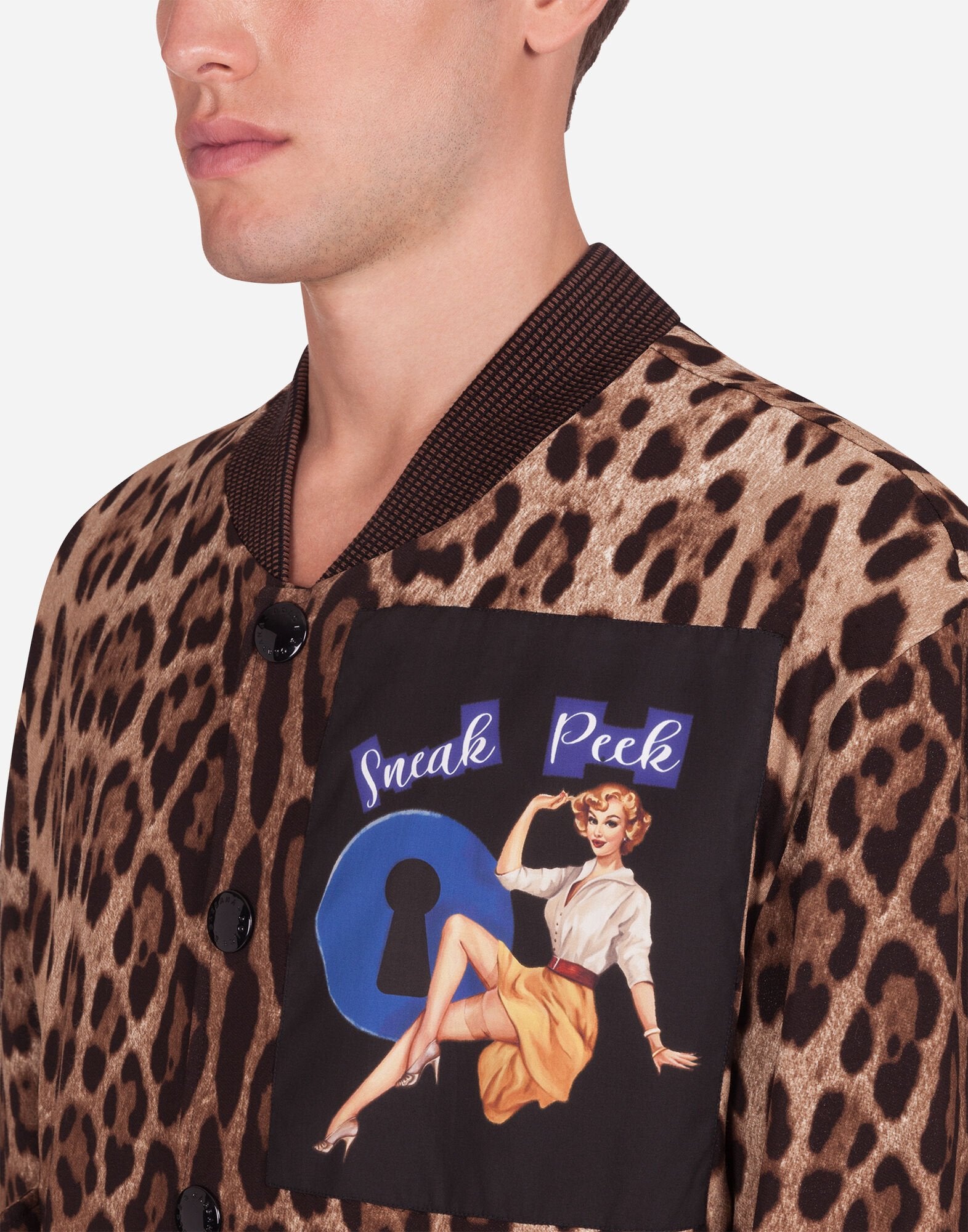 Мъжко яке Men’s jacket DOLCE & GABBANA Sneak Peak G9QR0Z G7WCT HY13M cropped view