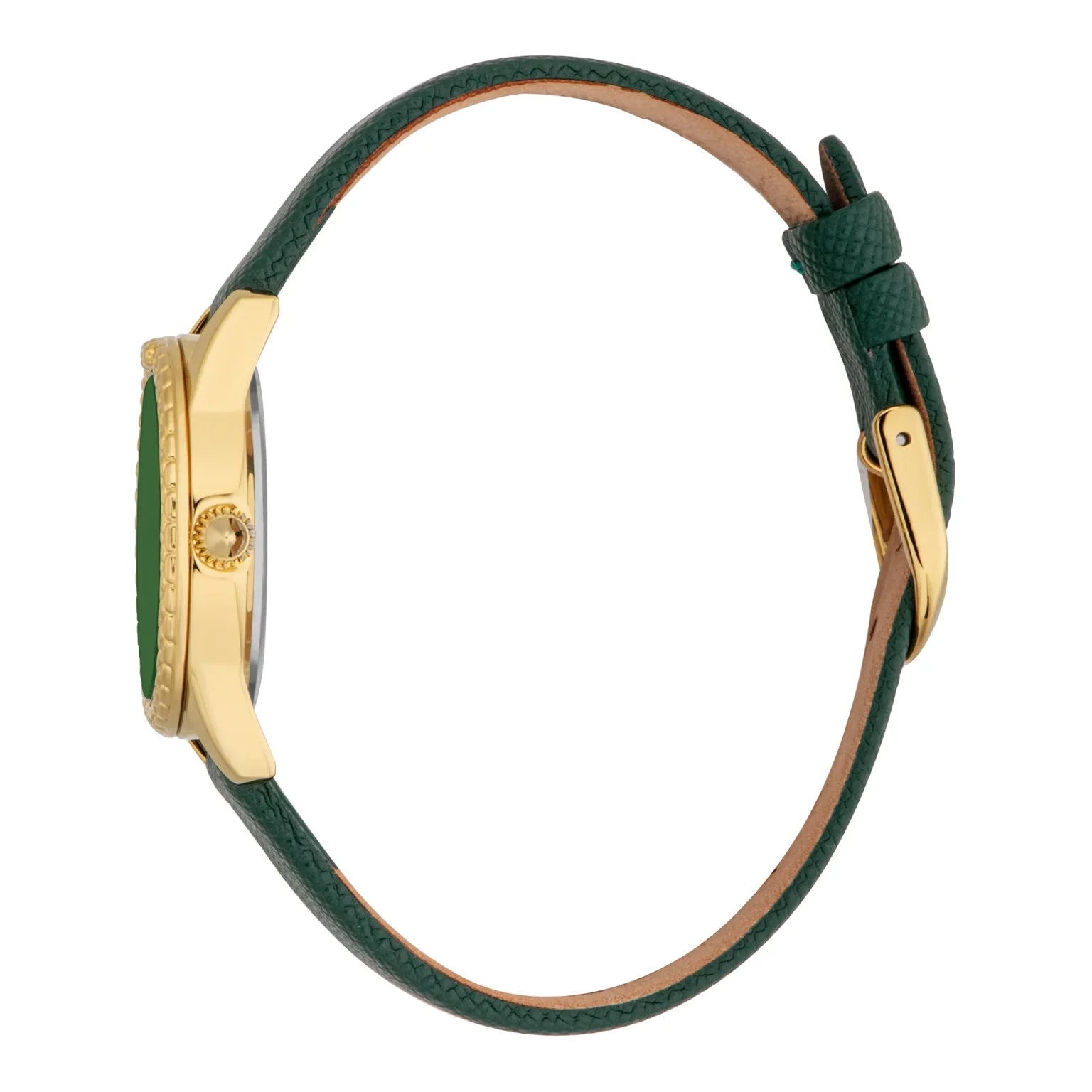 Комплект дамски часовник и гривна Women’s watch Just Cavalli SET Sublime Animalier JC1L360L0025 Leather Green Yellow Gold