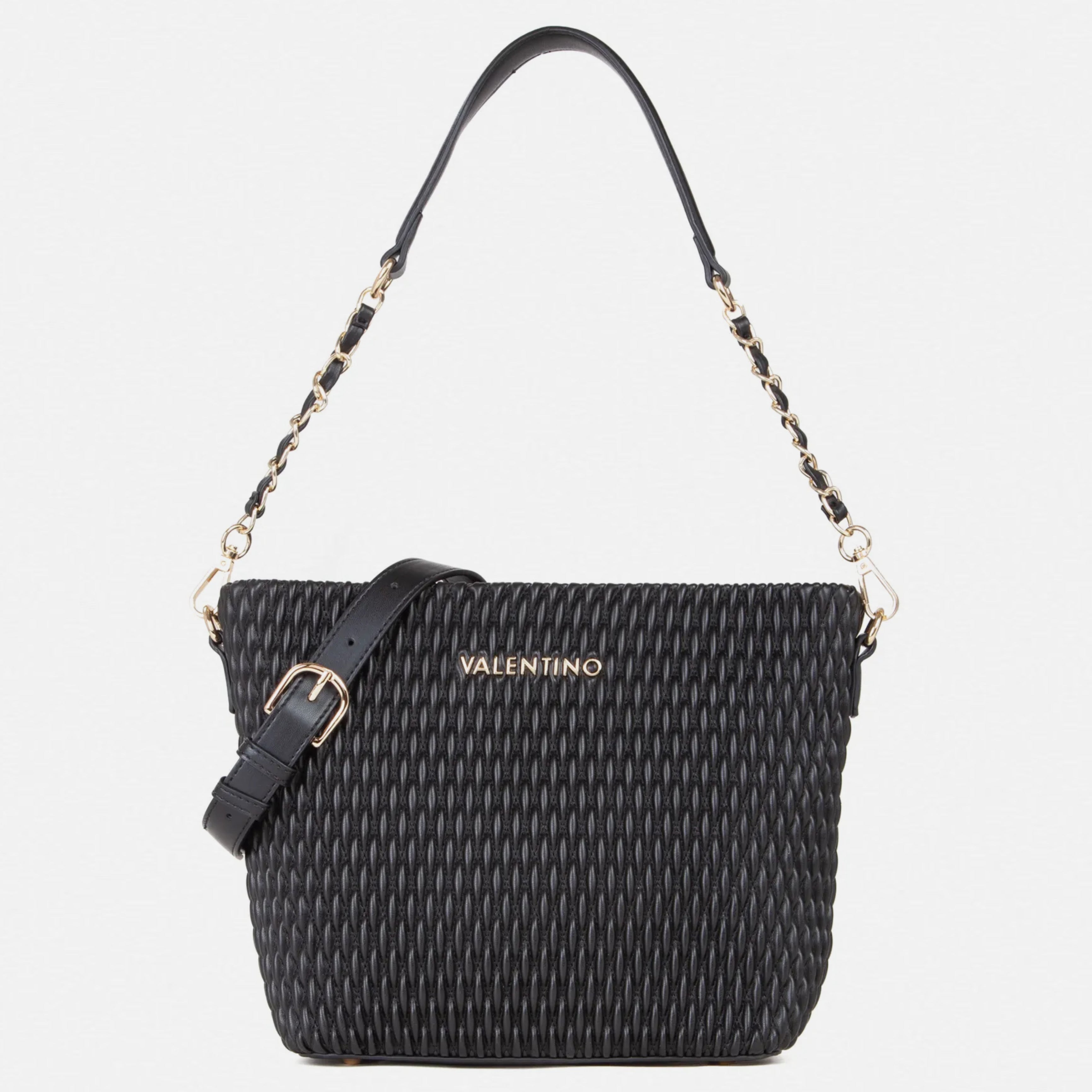 Дамска чанта в черно Women’s handbag Valentino Frequency Re VBS8DA07 Black