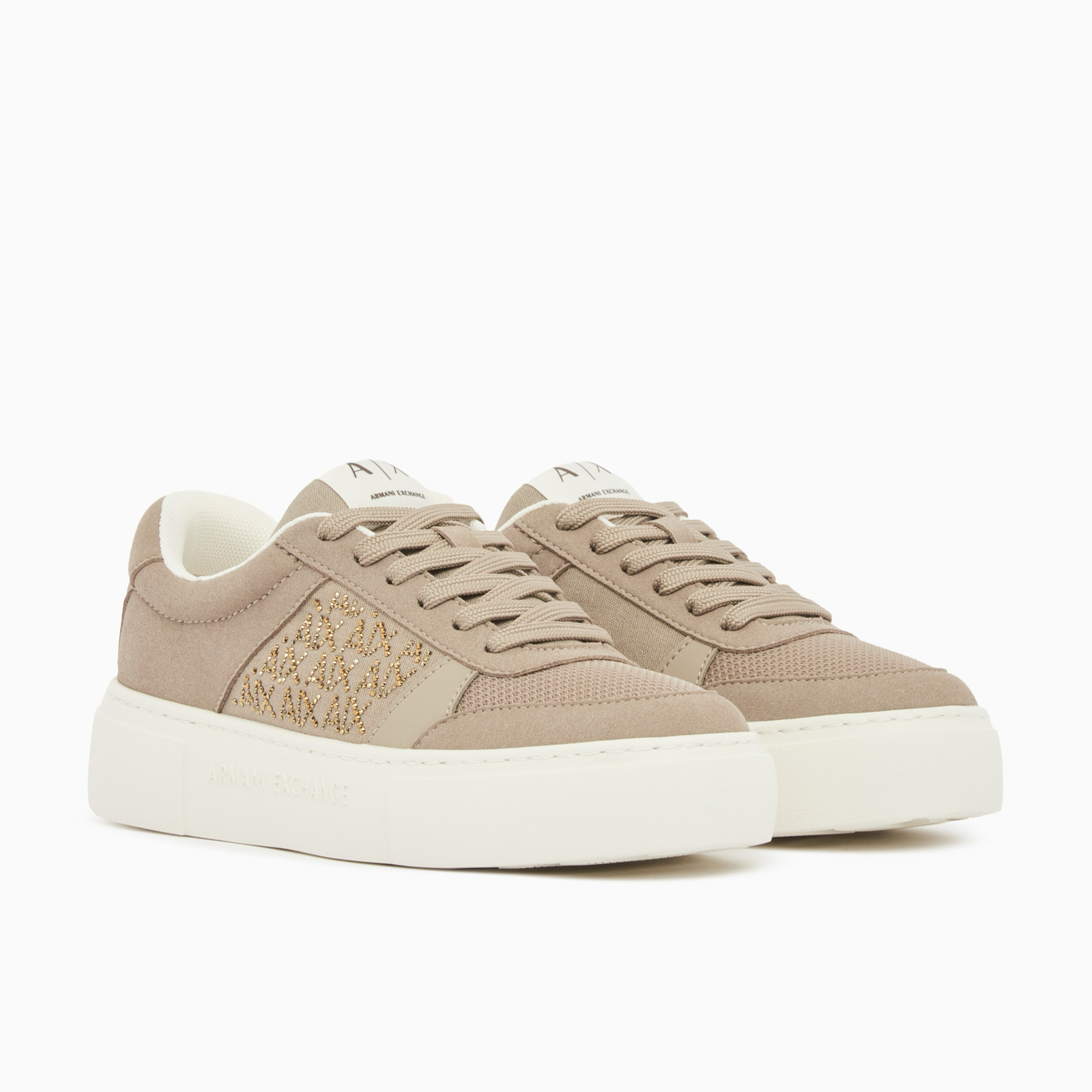 Дамски кецове Armani Exchange Women Sneakers XW002788 AF23057 U6223 Medial View