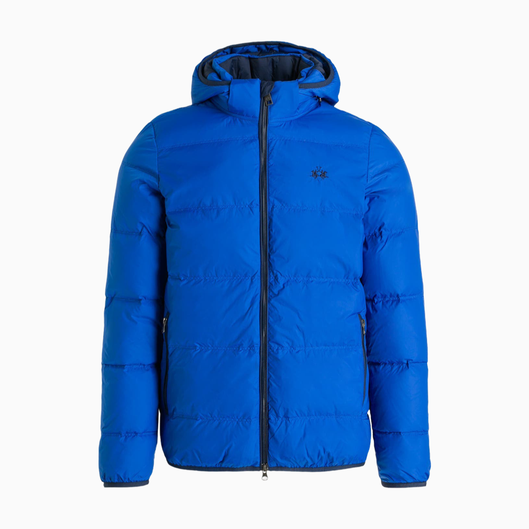 Мъжко яке La Martina Men’s down jacket La Martina Blue front view