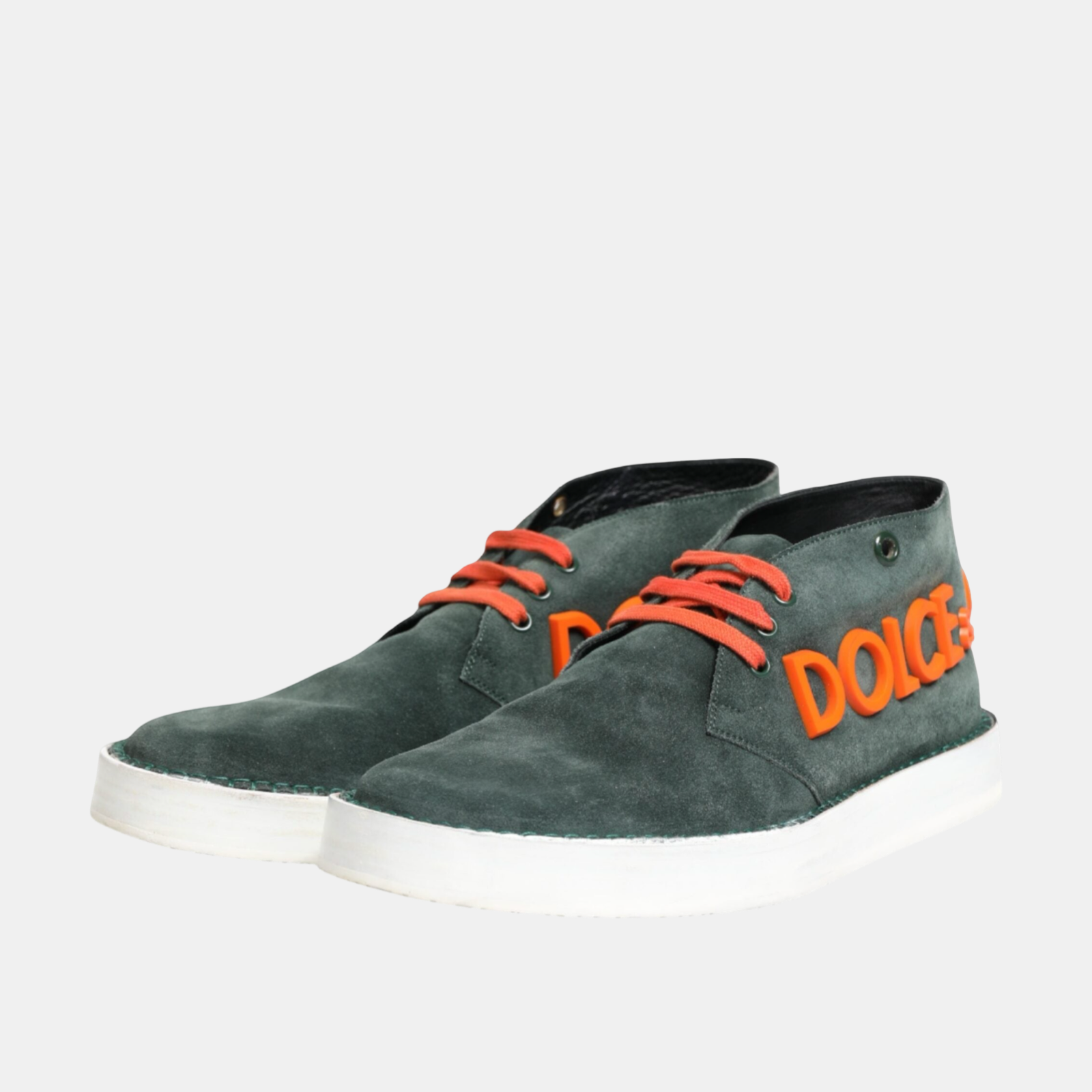 Dolce & Gabbana Derby Logo Casual Men Shoes Lateral View