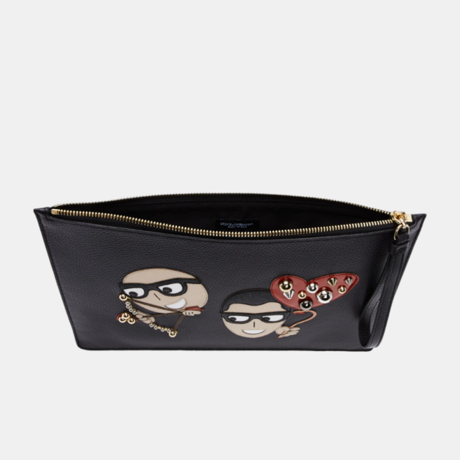 Кожена Клъч чанта Dolce & Gabbana #DGFamily Clutch Bag