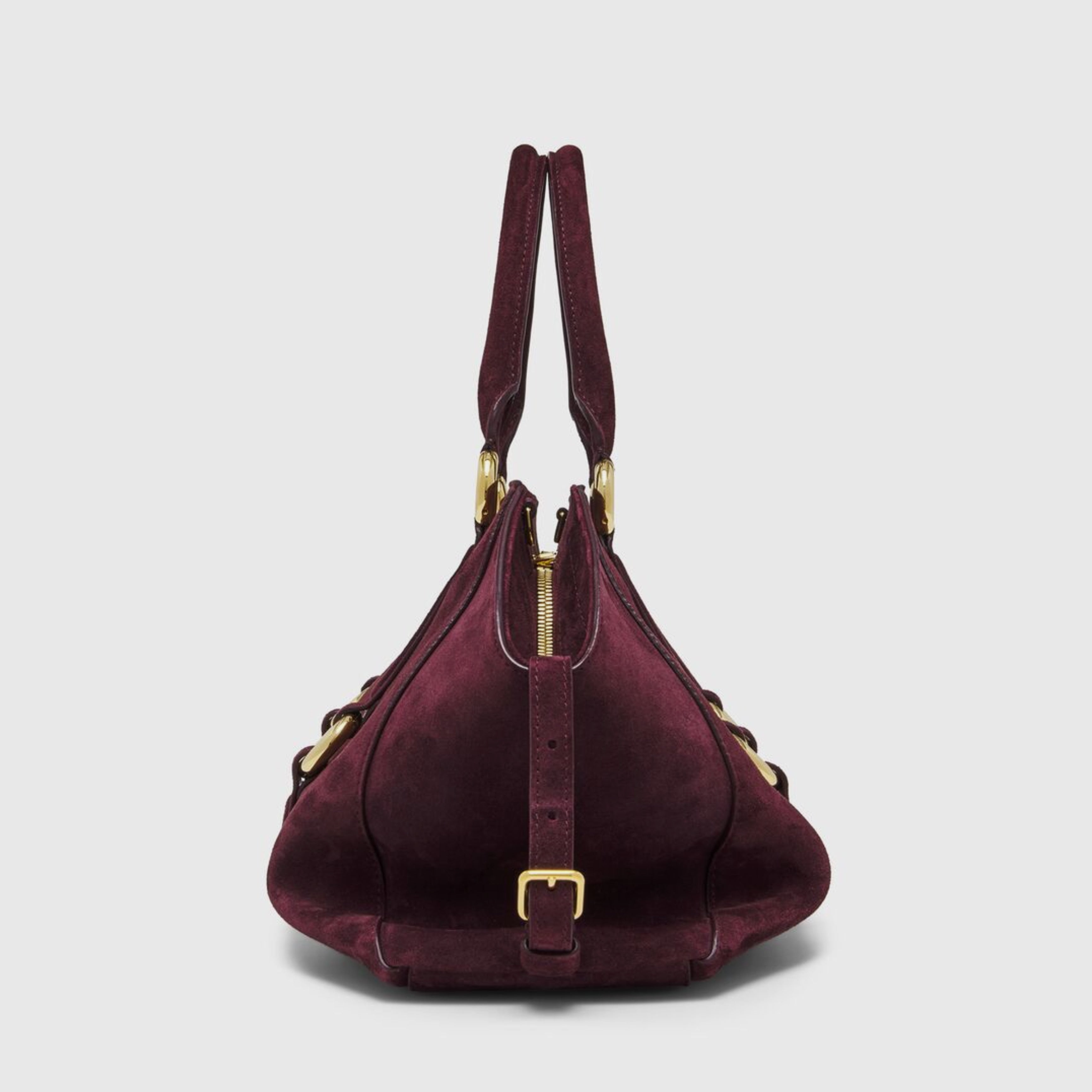 Дамска чанта Women’s bag Alexander McQueen FARRINGDON 8456441MAA56050 Oxblood side view