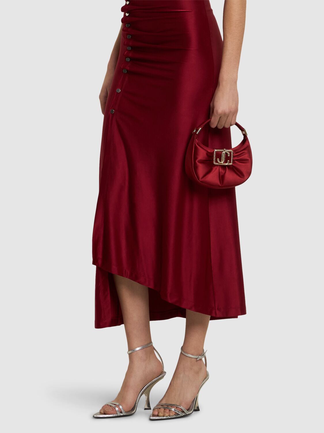 Jimmy Choo дамска сатенена чанта