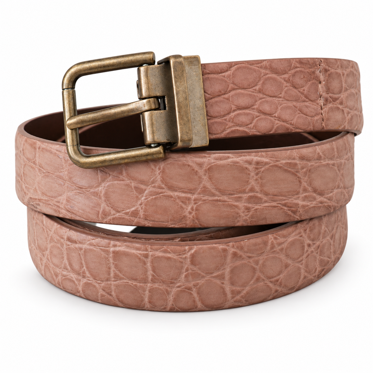 Men's belt Dolce & Gabbana SKU: BC3614 A2E02 80098 coiled view