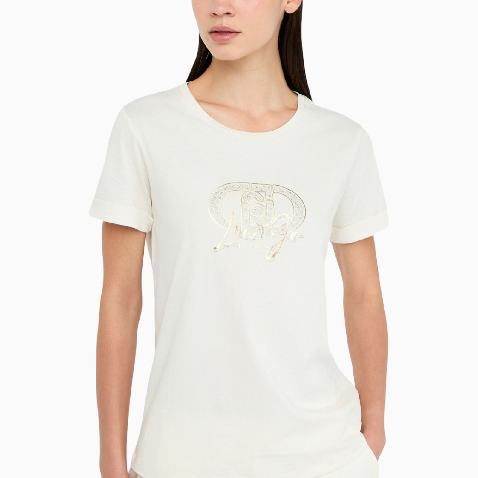 Дамска тениска Liu Jo Women T-shirt
TF5163 JS923 Front View