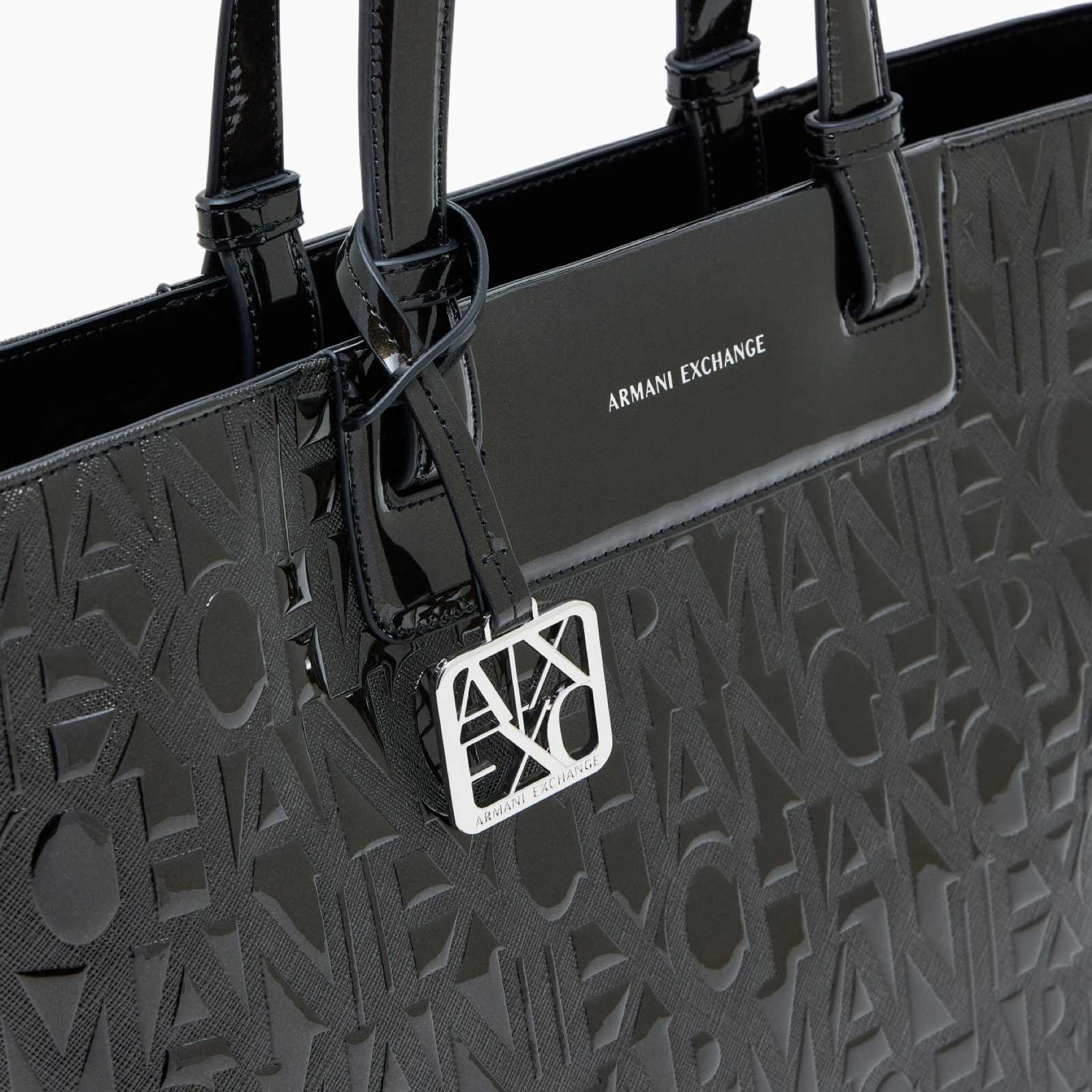 Дамска черна чанта Armani Exchange Women Shopper Bag XW001481 AF17290 Close-Up