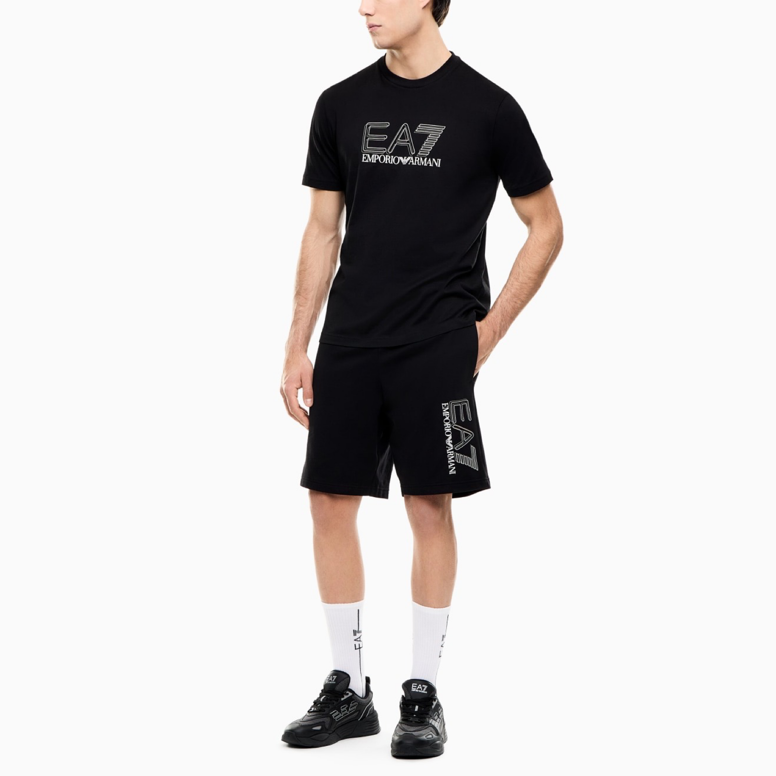 Мъжка тениска EA7 Emporio Armani Men T-shirt 7M001307 AF10375 UC001 Side View