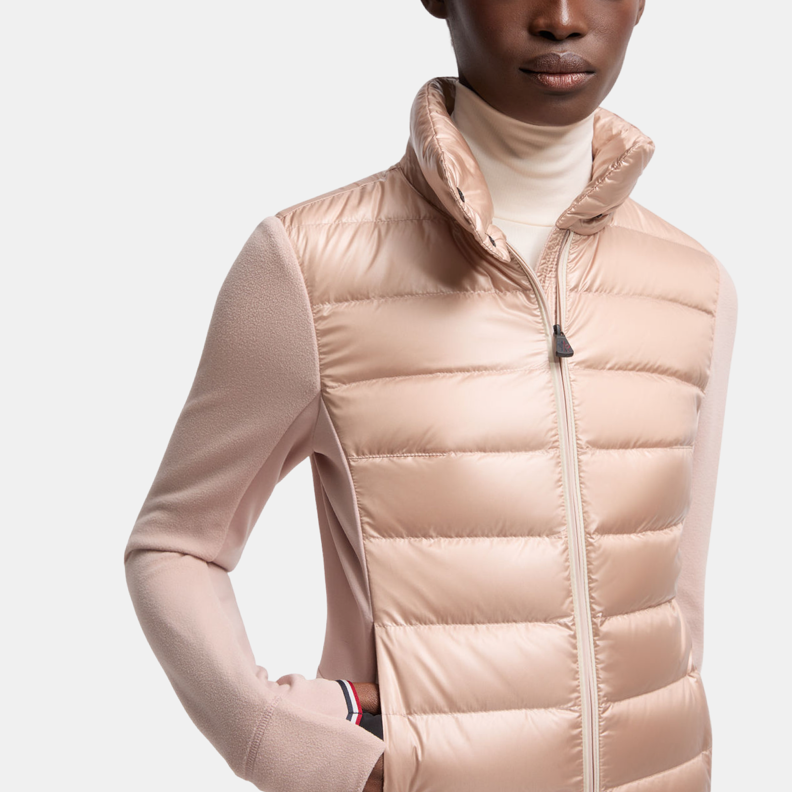 Moncler Grenoble Padded Zip-Up Women Sweatshirt K20988G 000178 0093 Close-Up