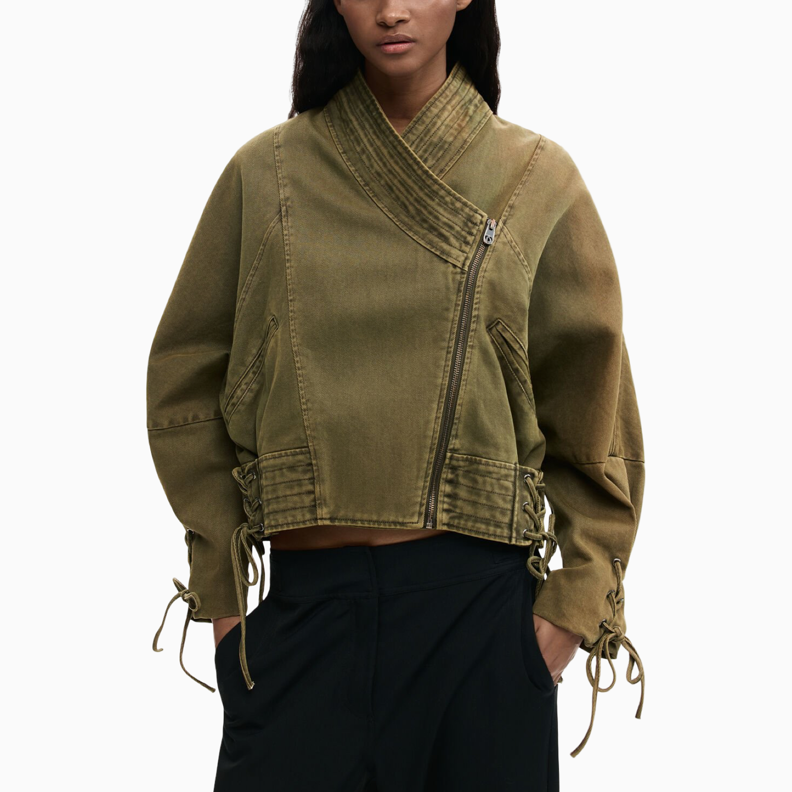 Дамско яке Desigual Women Jacket 26SWEW29 4003 Front View