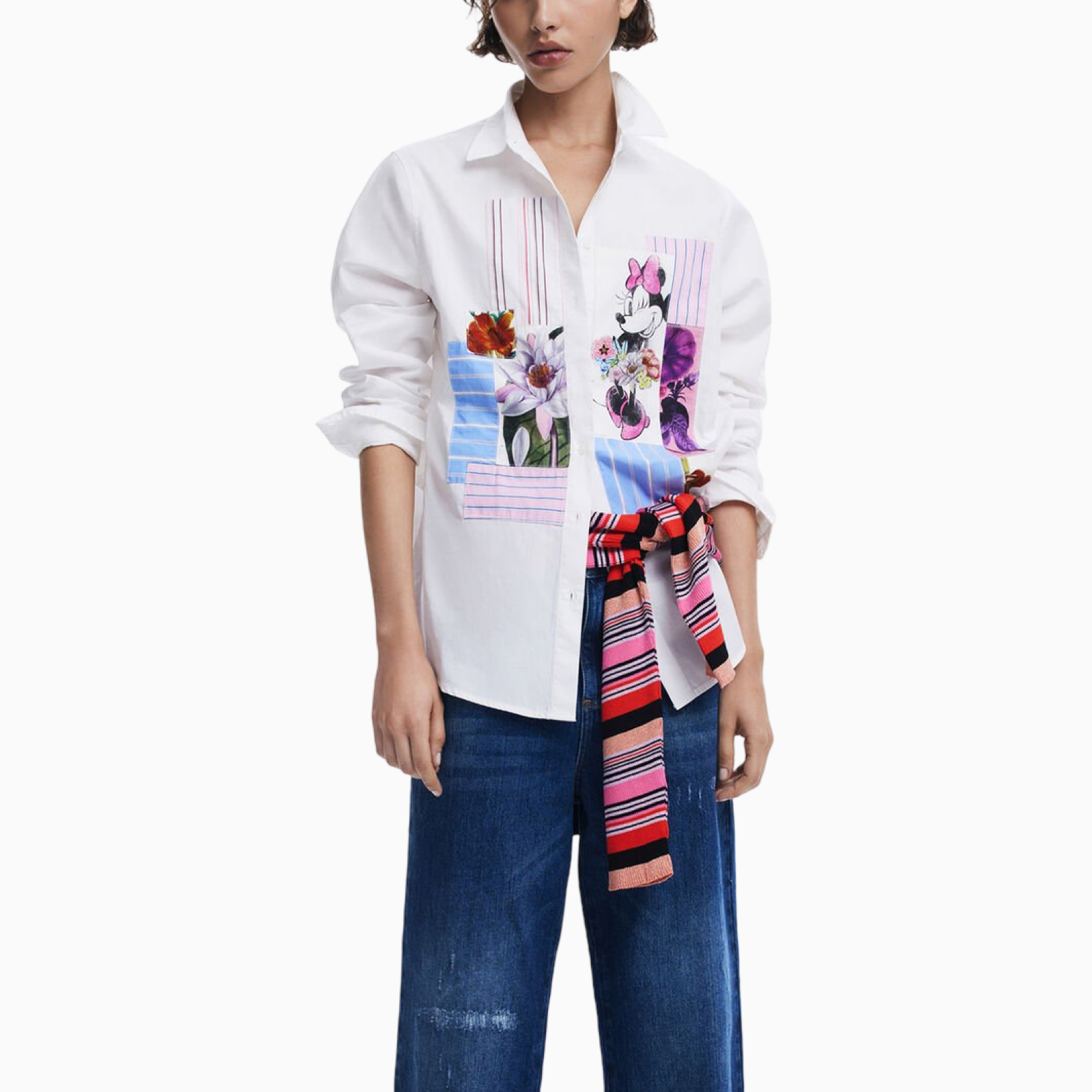 Дамска риза Desigual Minnie Mouse 25SWCW24