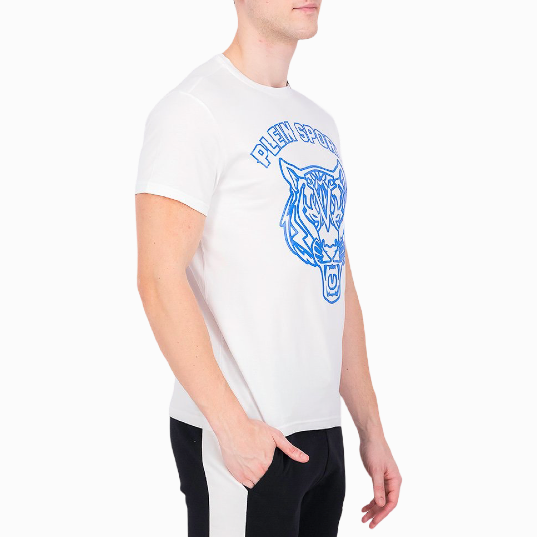 Мъжка бяла тениска Plein Sport