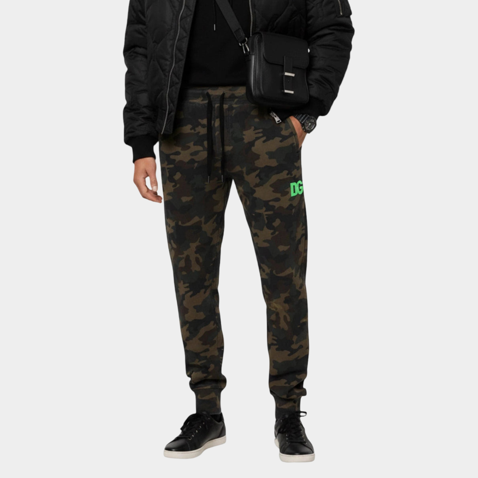 Dolce & Gabbana Camouflage Men Jogger Pants GVXQHT G7I8H S9000 Front View