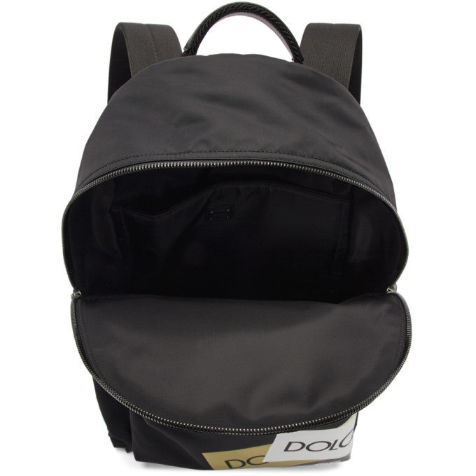 Dolce & Gabbana Logo Tape Men Rucksack