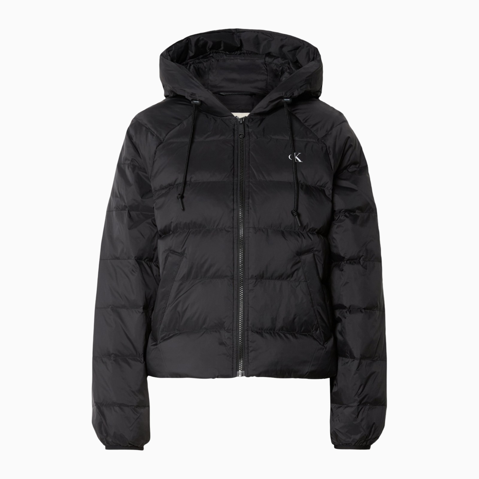 Дамско черно яке Calvin Klein Jeans Women Jacket LV047C521G Front View