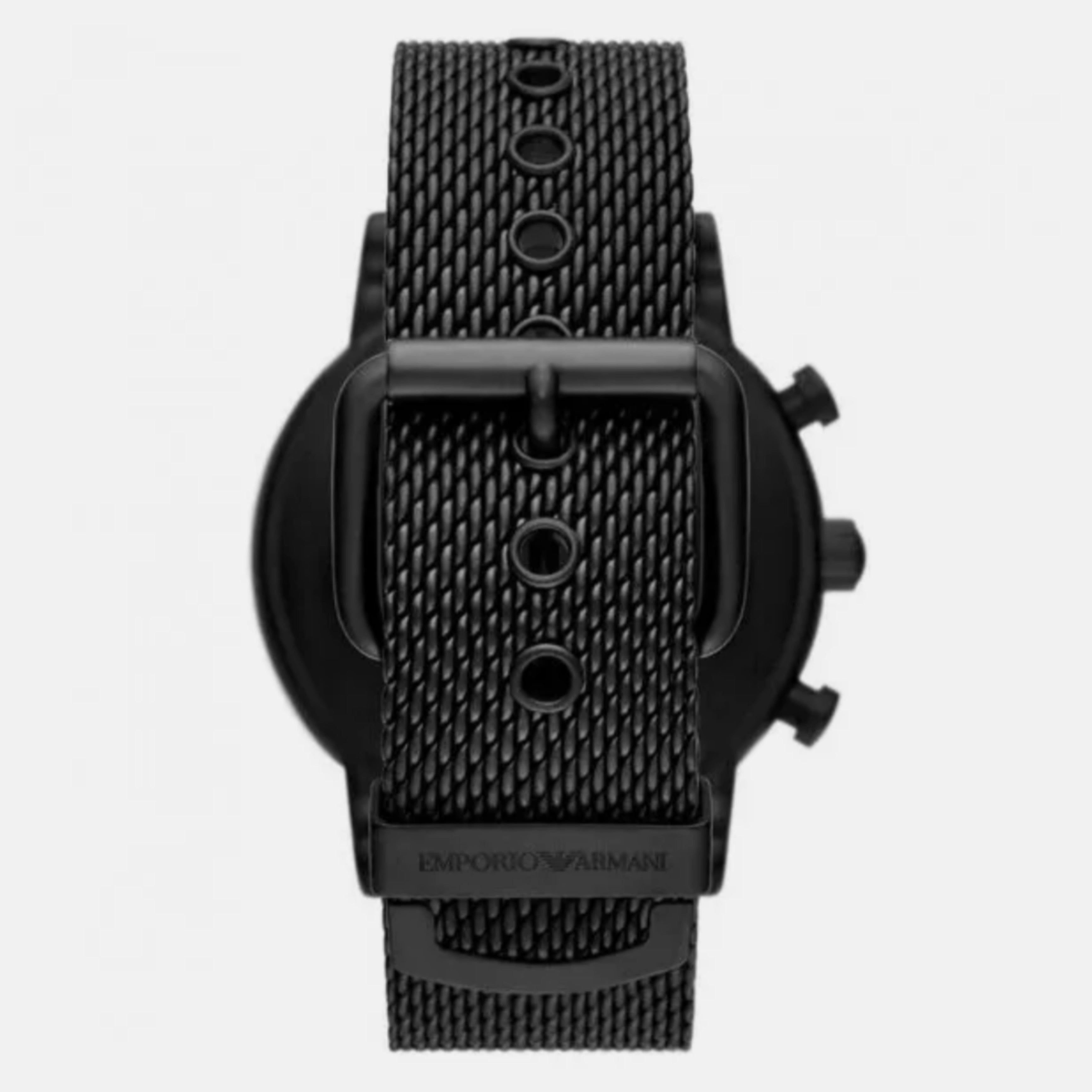 Мъжки метален часовник с черна каишка Men’s watch Emporio Armani ARAR11470
Back view 2