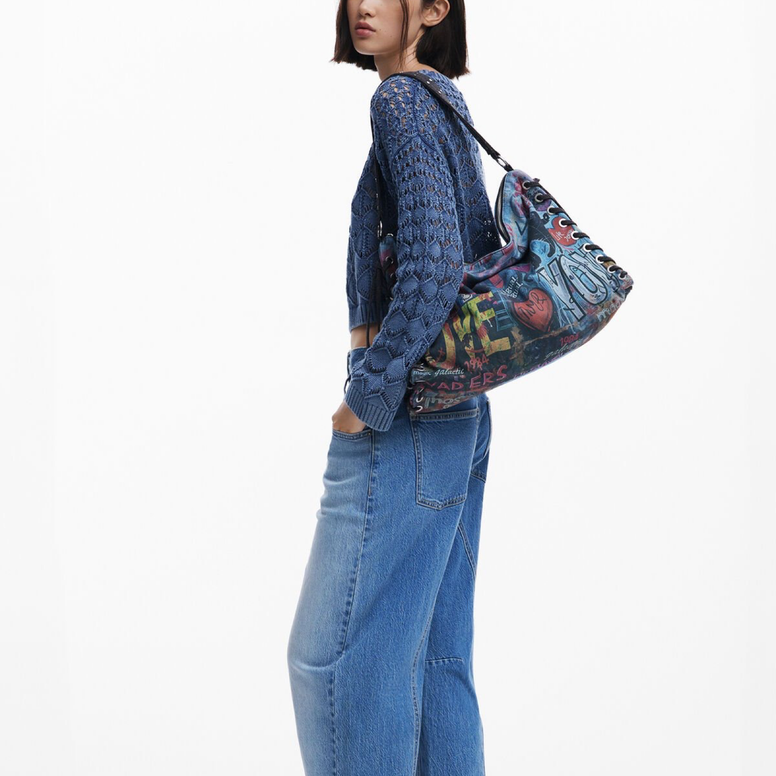 Дамска чанта Desigual Women Bag 25WAXD23 Model View