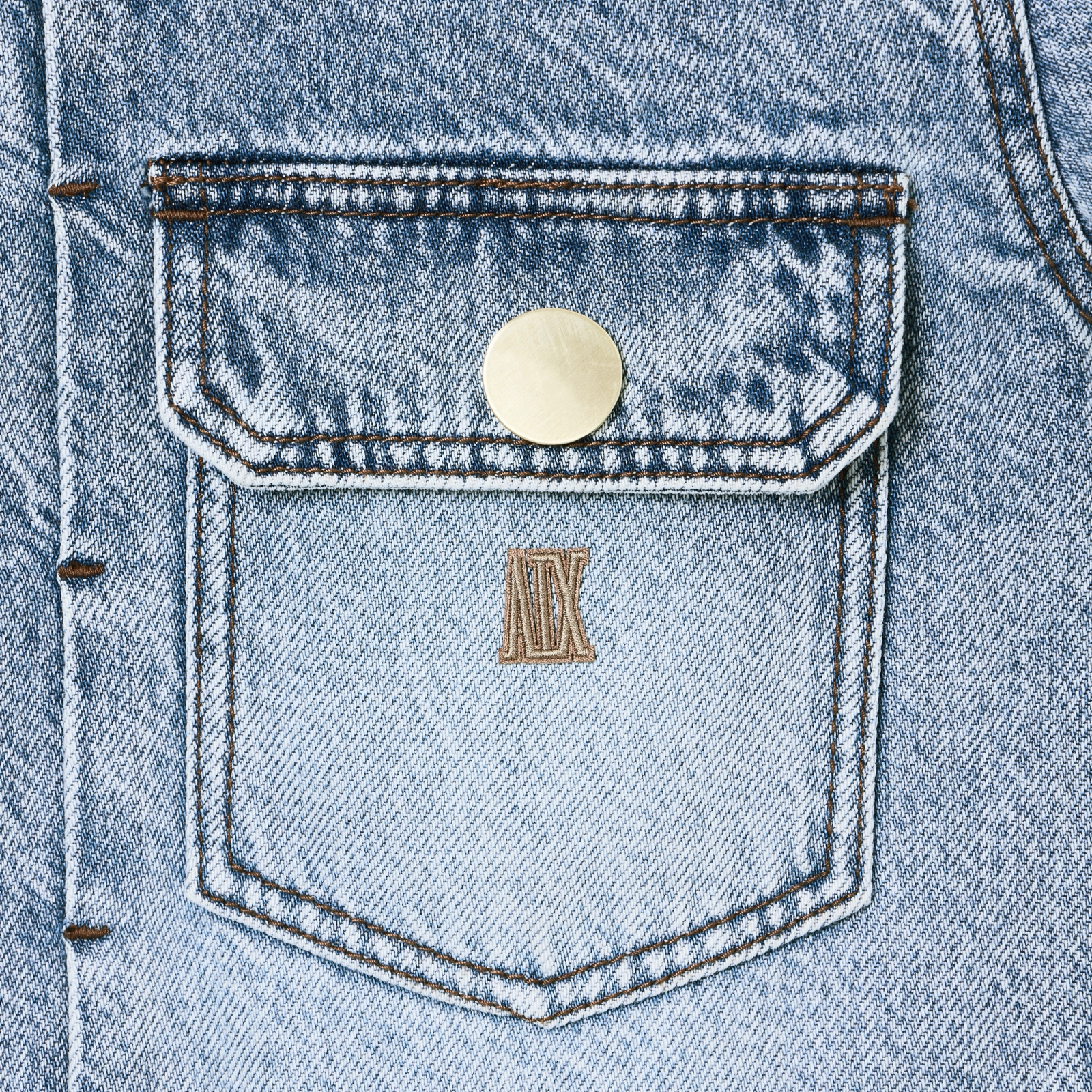 Дамско дънково яке Armani Exchange Women Denim Jacket XW002260AF21338-MB001 Close-Up